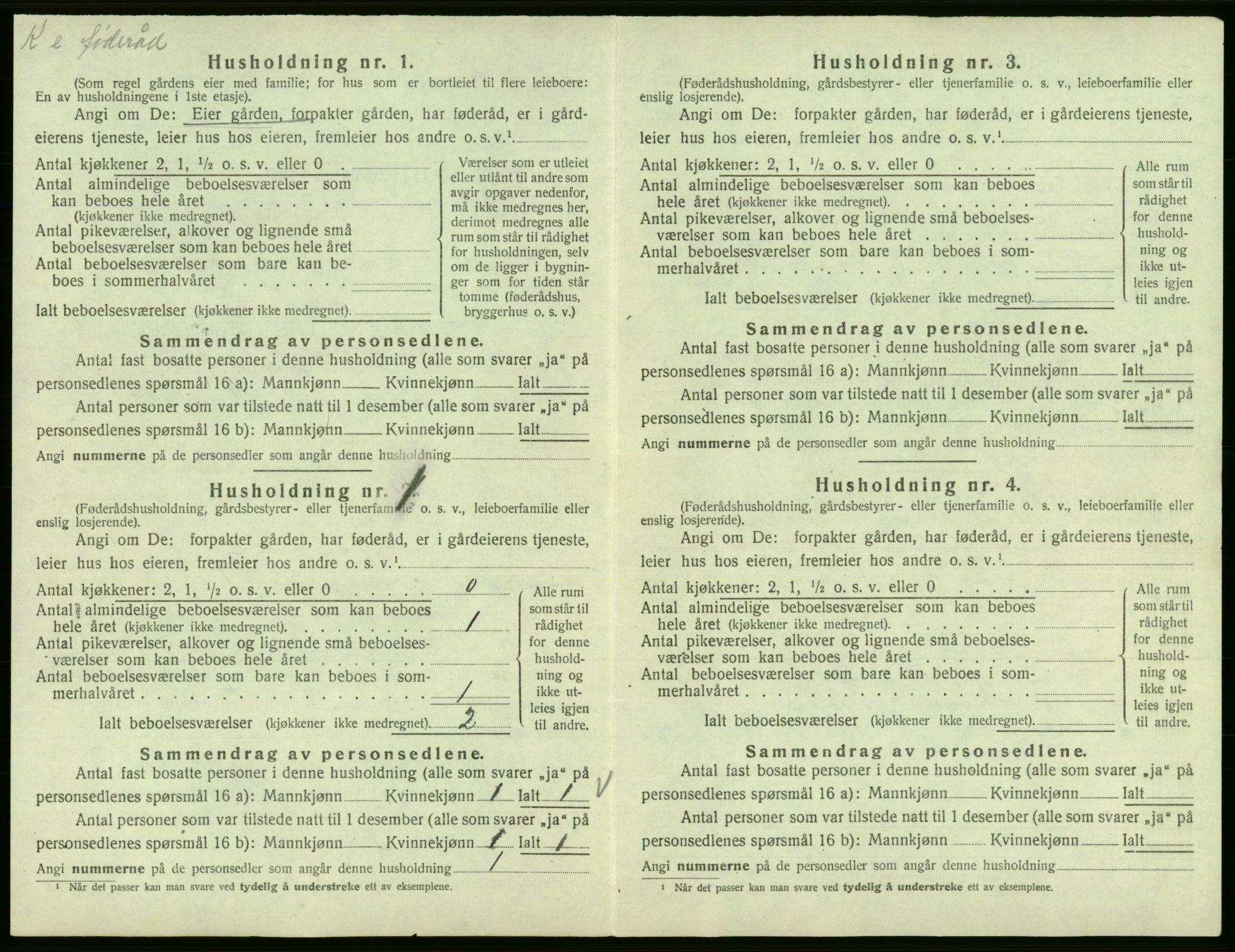 SAB, 1920 census for Jondal, 1920, p. 38