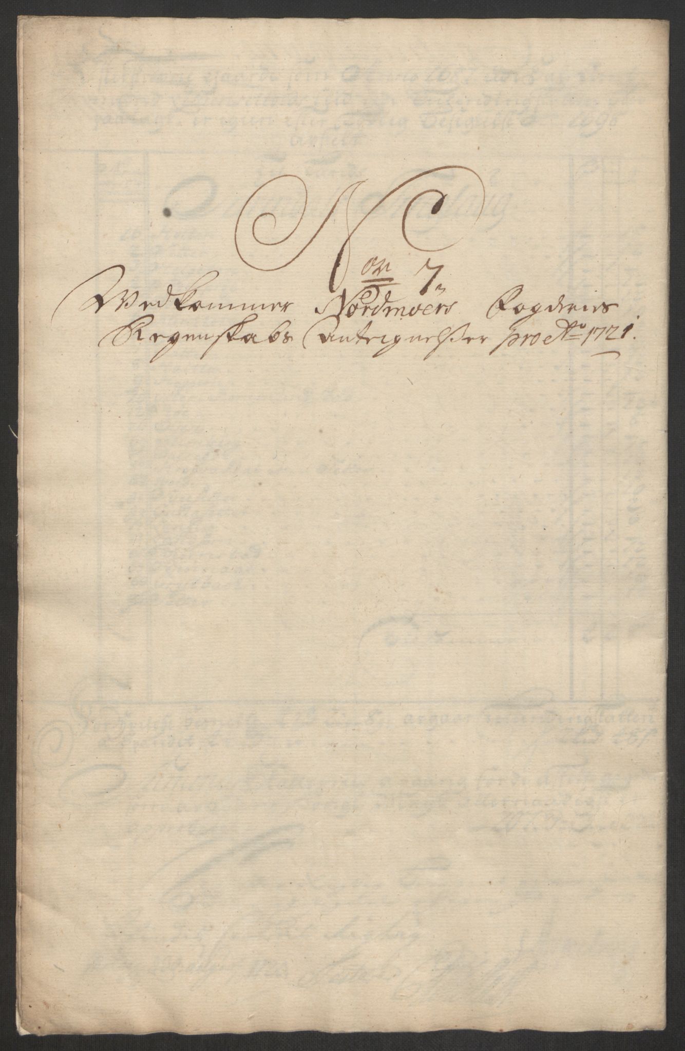 Rentekammeret inntil 1814, Reviderte regnskaper, Fogderegnskap, RA/EA-4092/R56/L3754: Fogderegnskap Nordmøre, 1721, p. 456