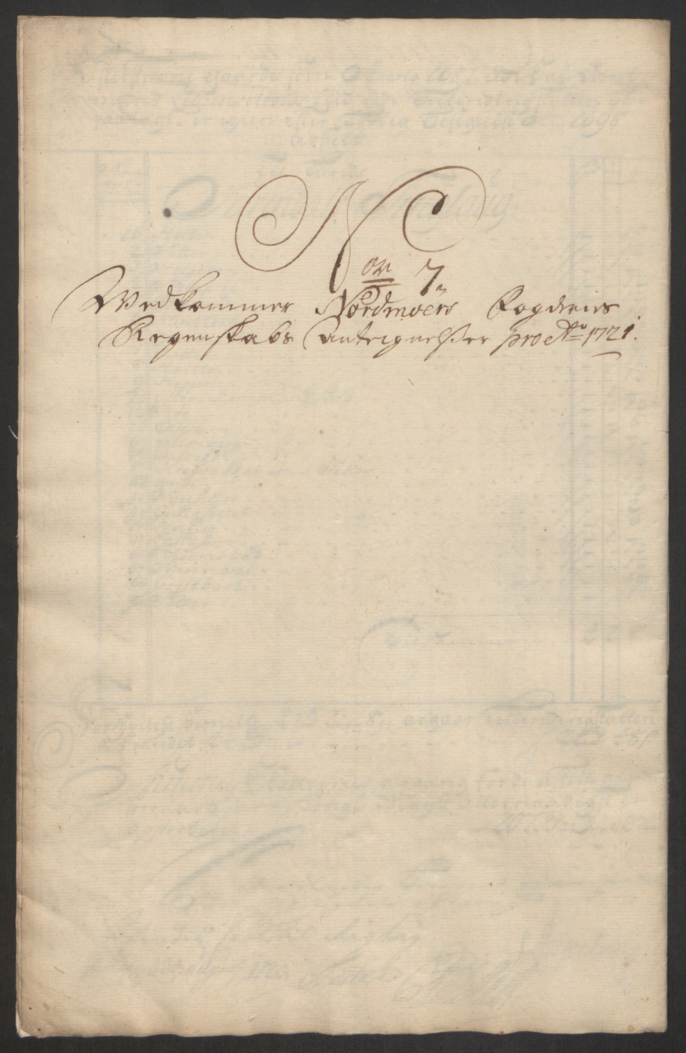 Rentekammeret inntil 1814, Reviderte regnskaper, Fogderegnskap, AV/RA-EA-4092/R56/L3754: Fogderegnskap Nordmøre, 1721, p. 456