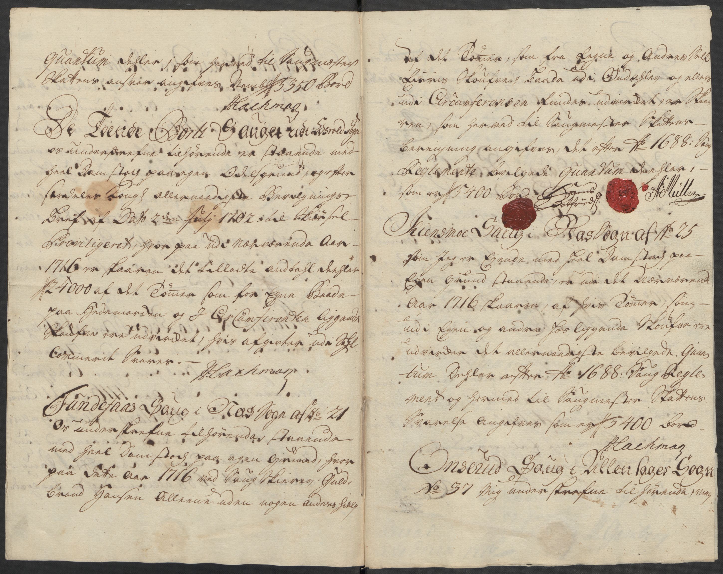 Rentekammeret inntil 1814, Reviderte regnskaper, Fogderegnskap, AV/RA-EA-4092/R12/L0725: Fogderegnskap Øvre Romerike, 1716, p. 154