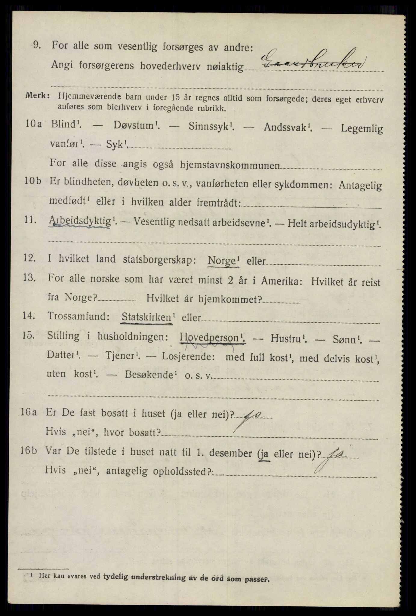 SAO, 1920 census for Onsøy, 1920, p. 4066