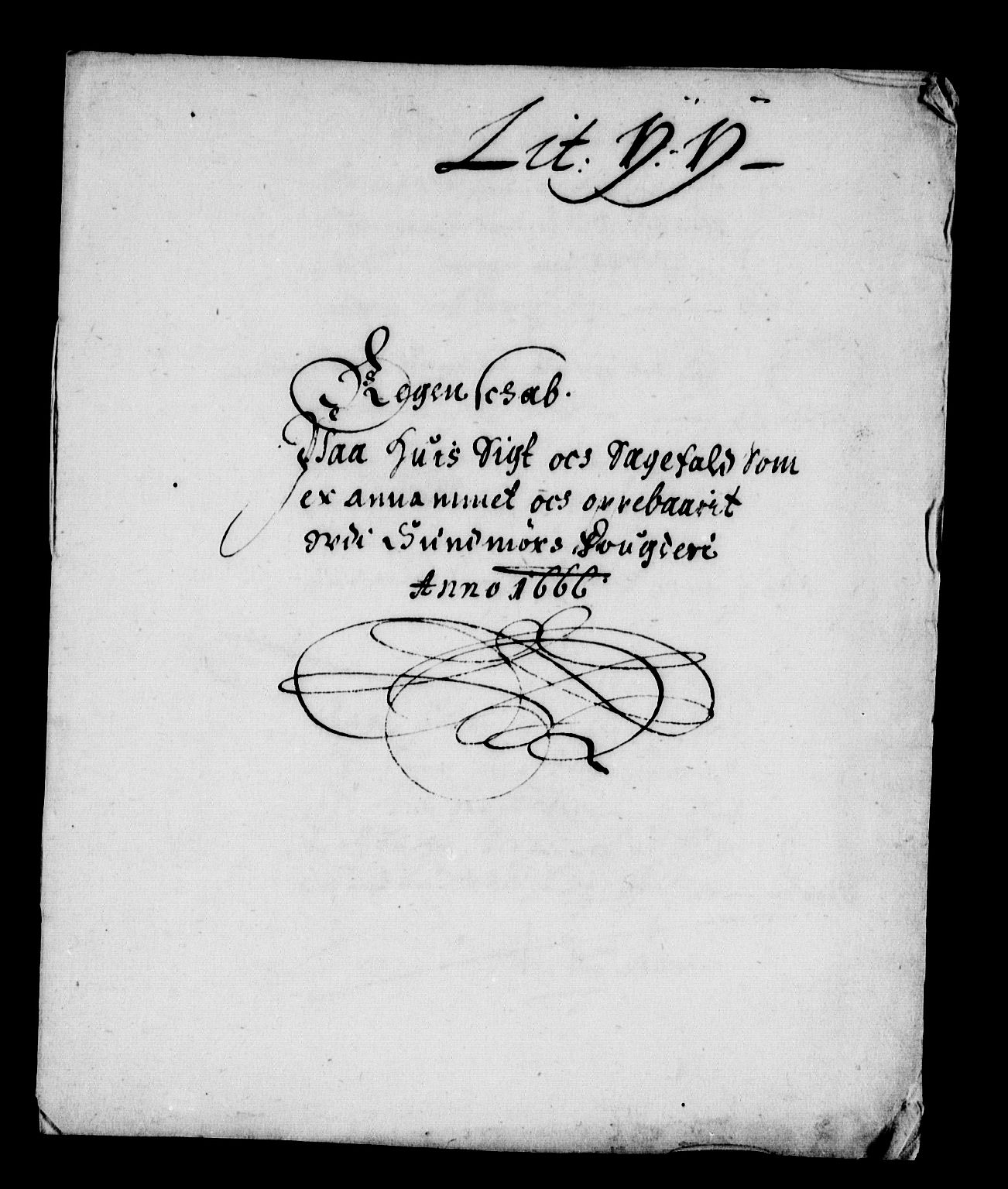 Rentekammeret inntil 1814, Reviderte regnskaper, Stiftamtstueregnskaper, Bergen stiftamt, RA/EA-6043/R/Rc/L0022: Bergen stiftamt, 1666