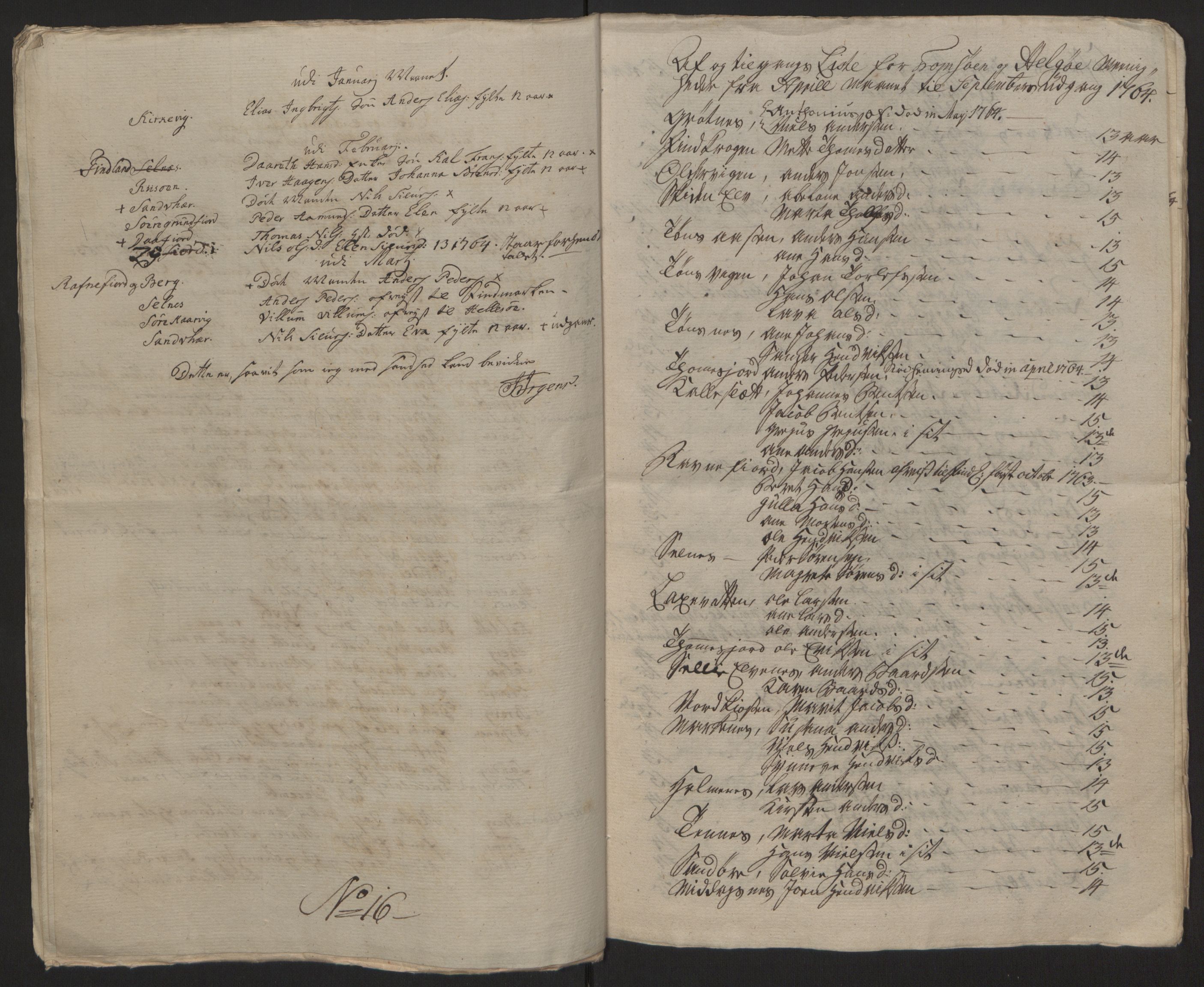 Rentekammeret inntil 1814, Reviderte regnskaper, Fogderegnskap, AV/RA-EA-4092/R68/L4845: Ekstraskatten Senja og Troms, 1762-1765, p. 450