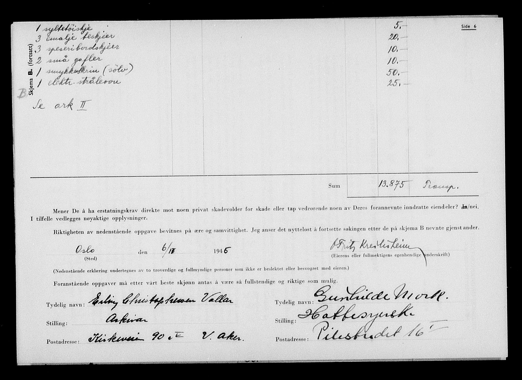 Justisdepartementet, Tilbakeføringskontoret for inndratte formuer, RA/S-1564/H/Hc/Hcc/L0953: --, 1945-1947, p. 84