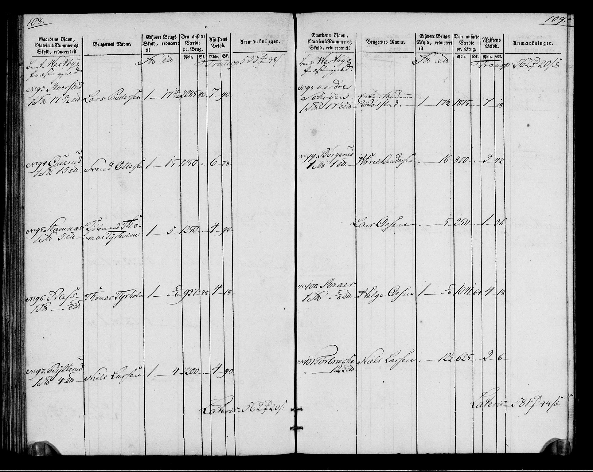 Rentekammeret inntil 1814, Realistisk ordnet avdeling, AV/RA-EA-4070/N/Ne/Nea/L0015: Follo fogderi. Oppebørselsregister, 1803-1804, p. 58