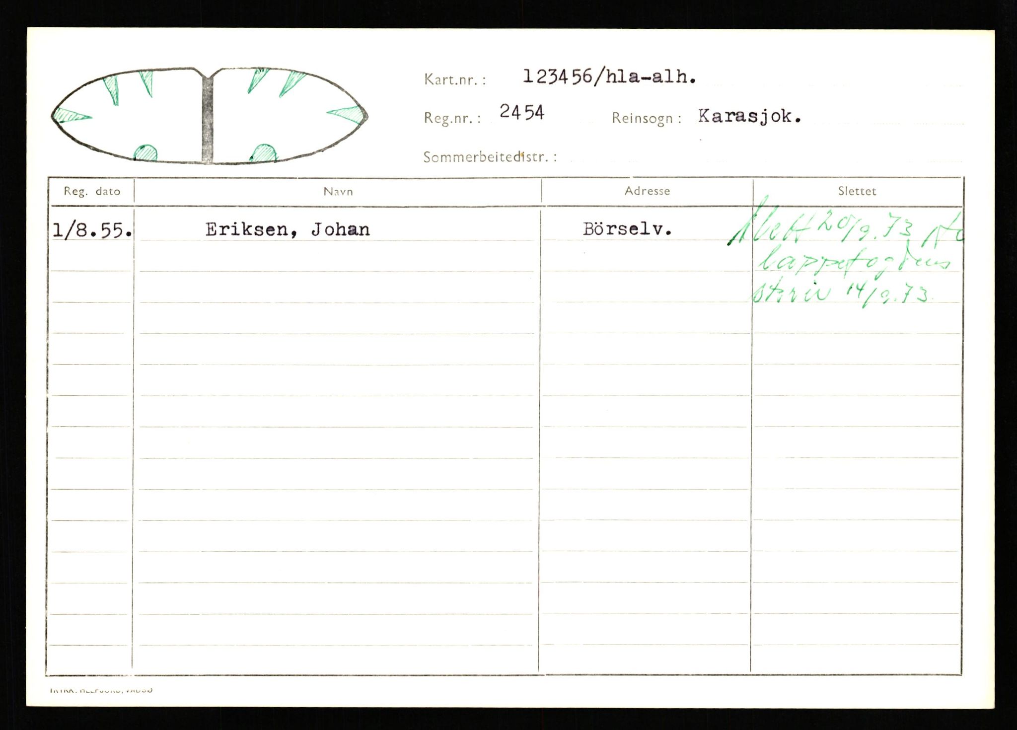Lappefogden i Finnmark/Reindriftsforvaltningen Øst-Finnmark, AV/SATØ-S-1461/G/Ge/Gea/L0006: Slettede reinmerker, 1934-1992, p. 717