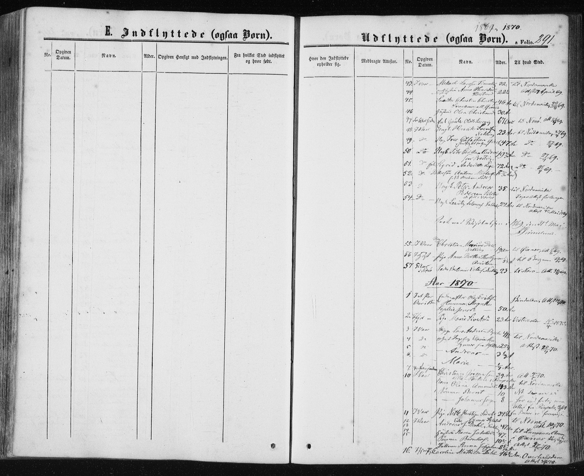 Ministerialprotokoller, klokkerbøker og fødselsregistre - Nord-Trøndelag, SAT/A-1458/780/L0641: Parish register (official) no. 780A06, 1857-1874, p. 291