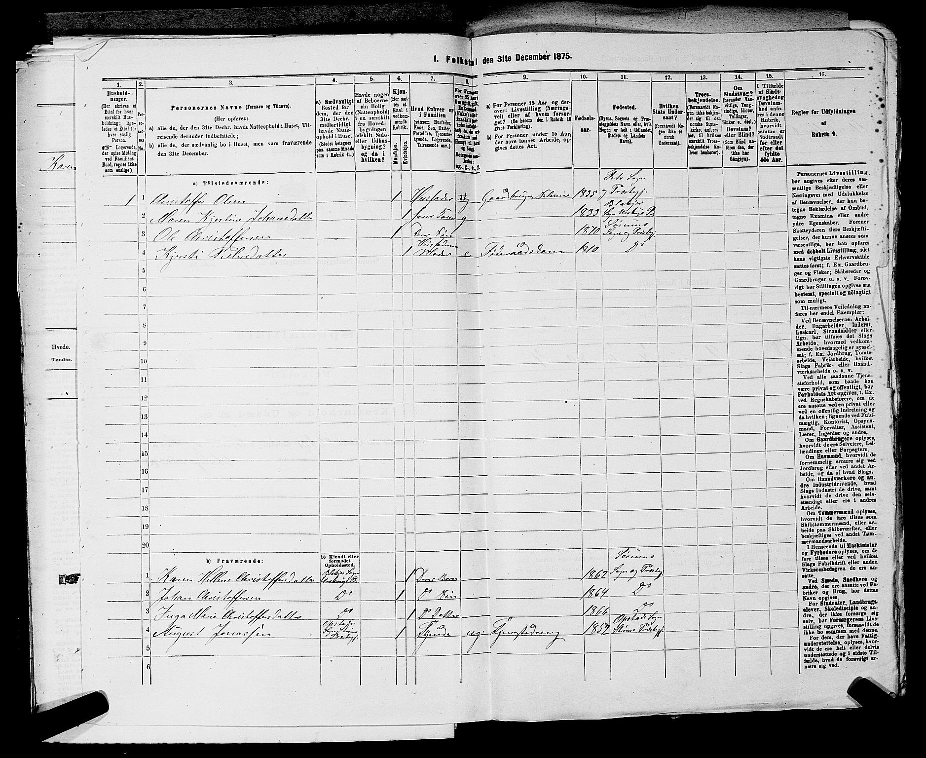 RA, 1875 census for 0226P Sørum, 1875, p. 139