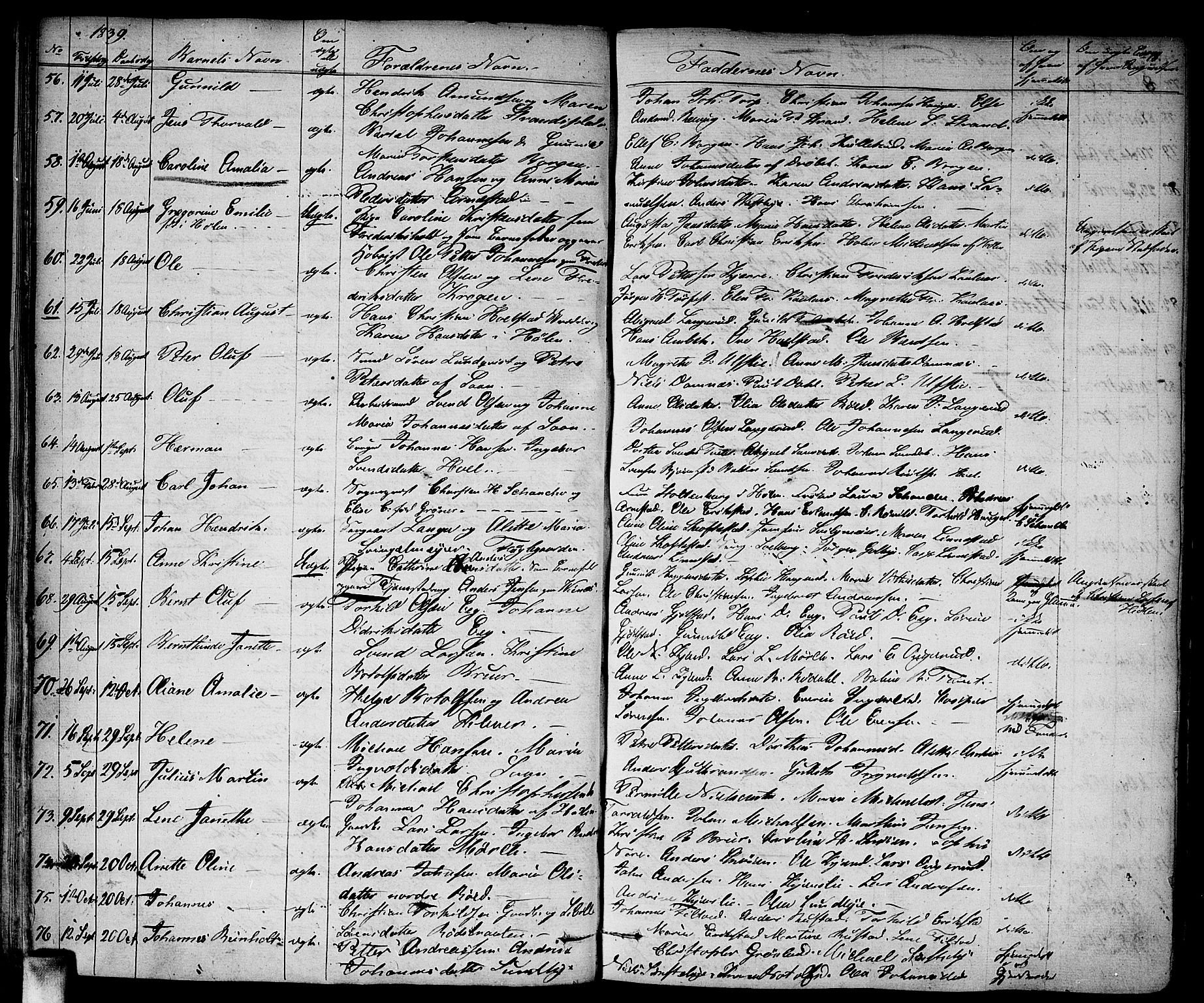 Vestby prestekontor Kirkebøker, AV/SAO-A-10893/F/Fa/L0006: Parish register (official) no. I 6, 1827-1849, p. 78