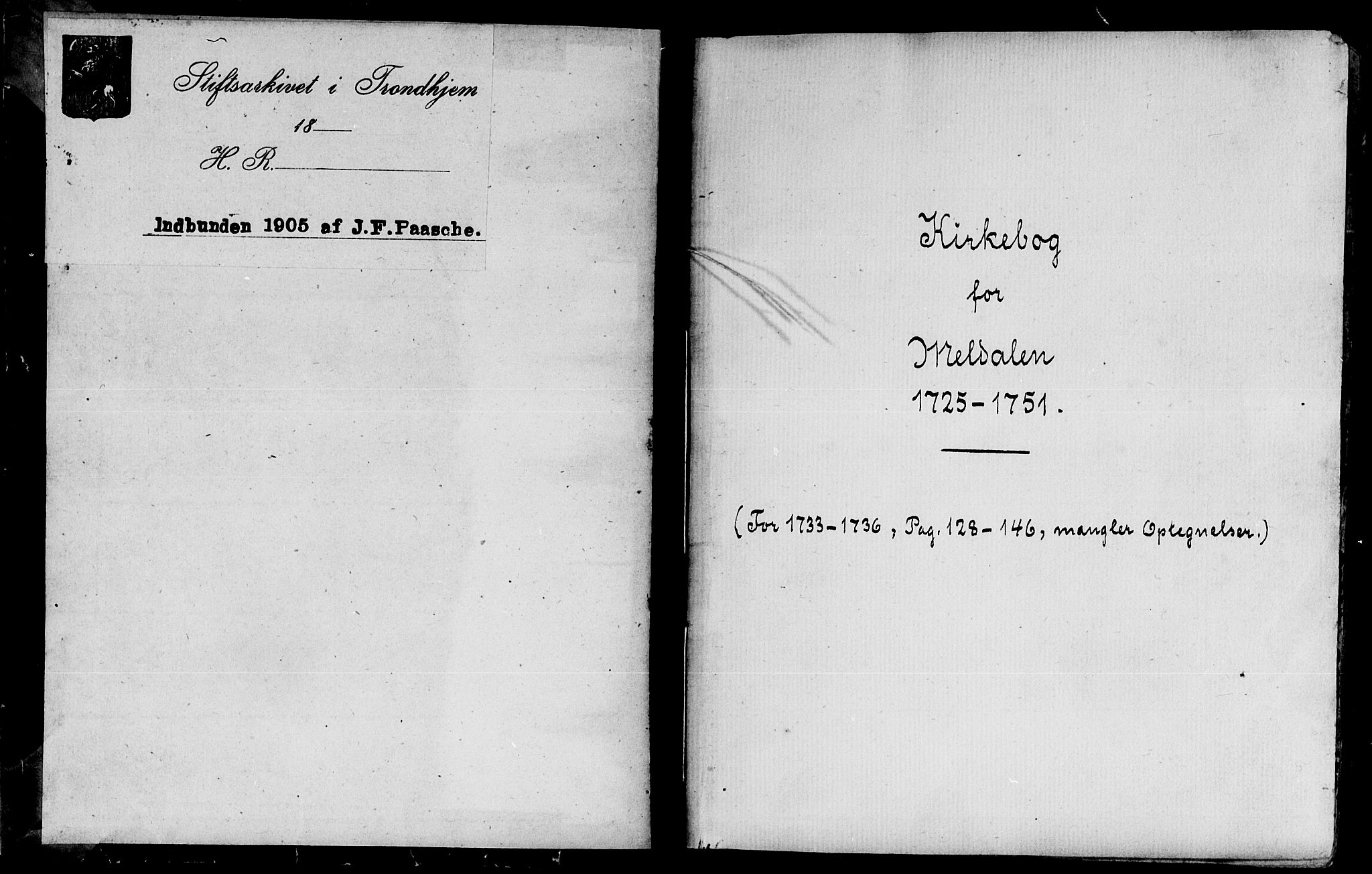 Ministerialprotokoller, klokkerbøker og fødselsregistre - Sør-Trøndelag, SAT/A-1456/672/L0850: Parish register (official) no. 672A03, 1725-1751