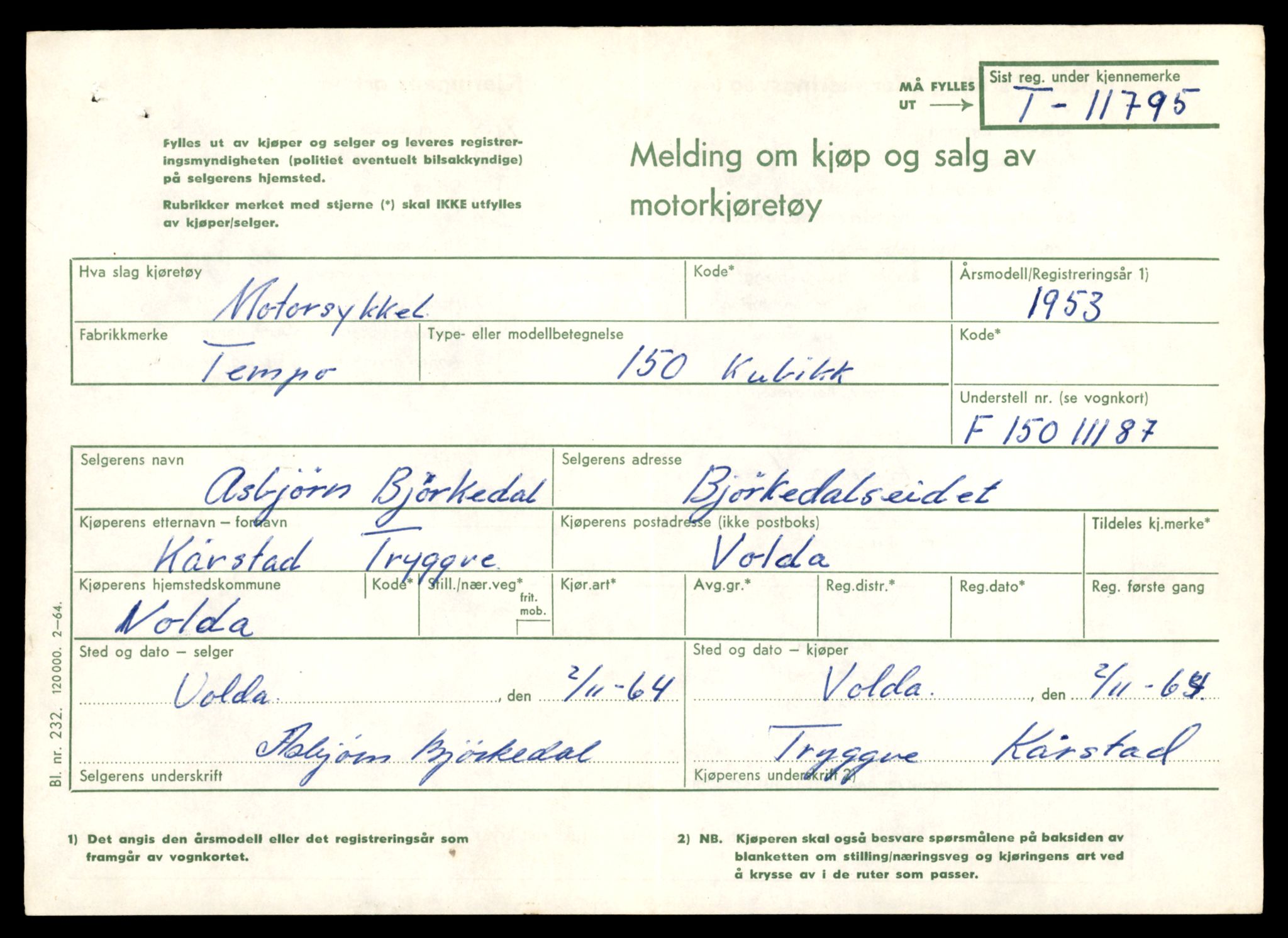 Møre og Romsdal vegkontor - Ålesund trafikkstasjon, SAT/A-4099/F/Fe/L0030: Registreringskort for kjøretøy T 11620 - T 11799, 1927-1998, p. 2571