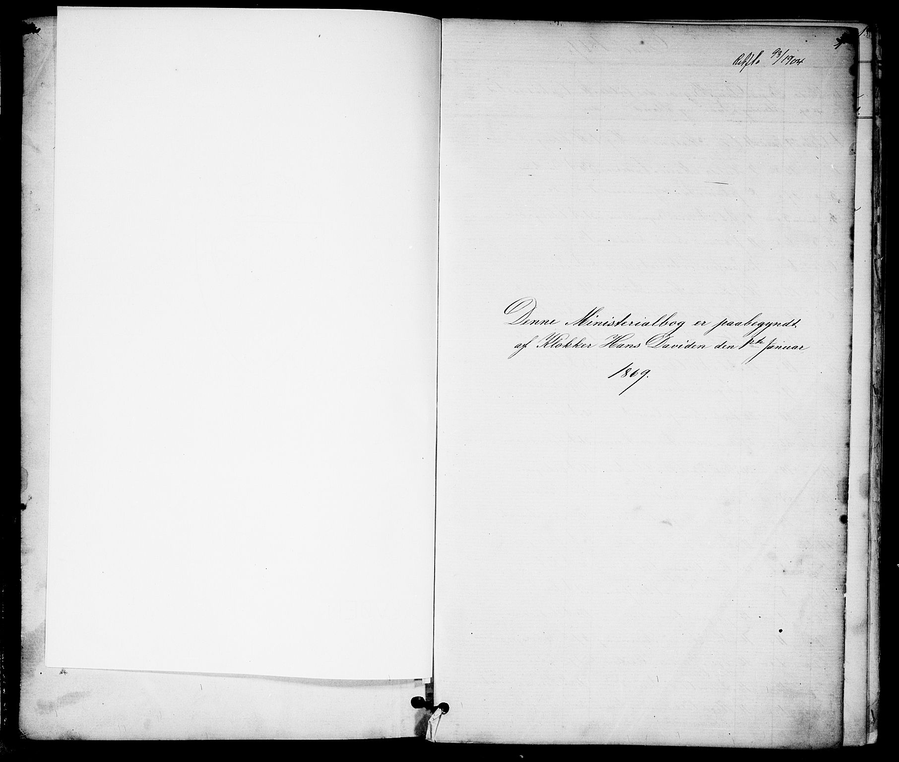 Halden prestekontor Kirkebøker, SAO/A-10909/G/Ga/L0007: Parish register (copy) no. 7, 1869-1884, p. 1a