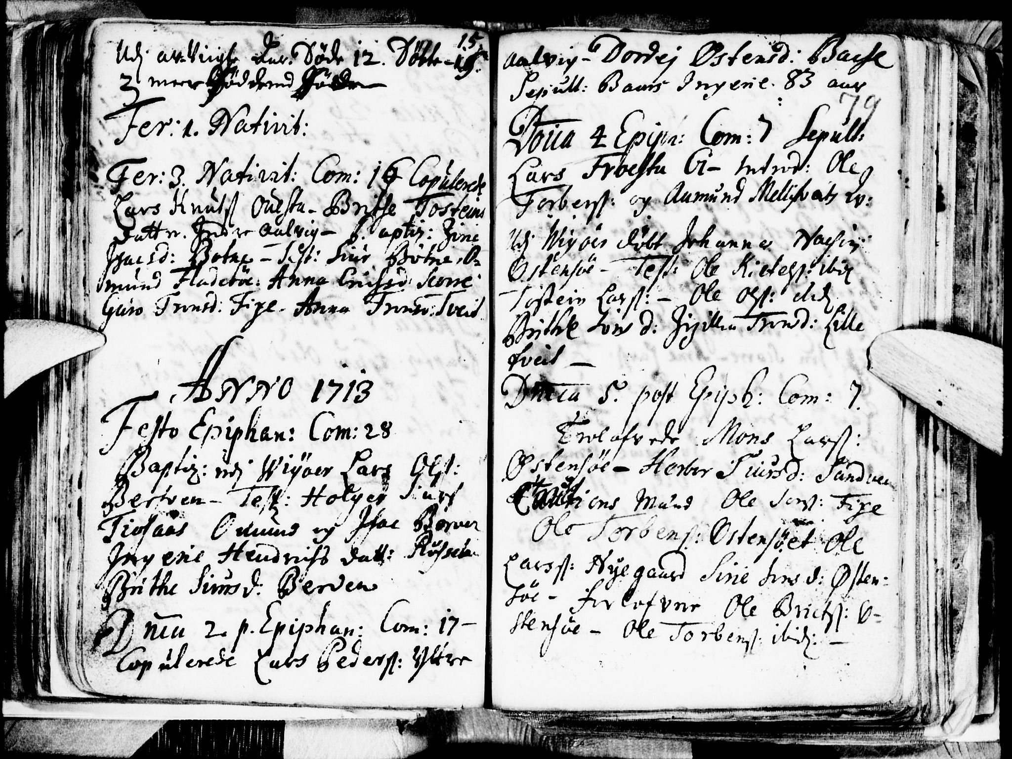 Kvam sokneprestembete, AV/SAB-A-76201/H/Haa: Parish register (official) no. A 1, 1690-1741, p. 79