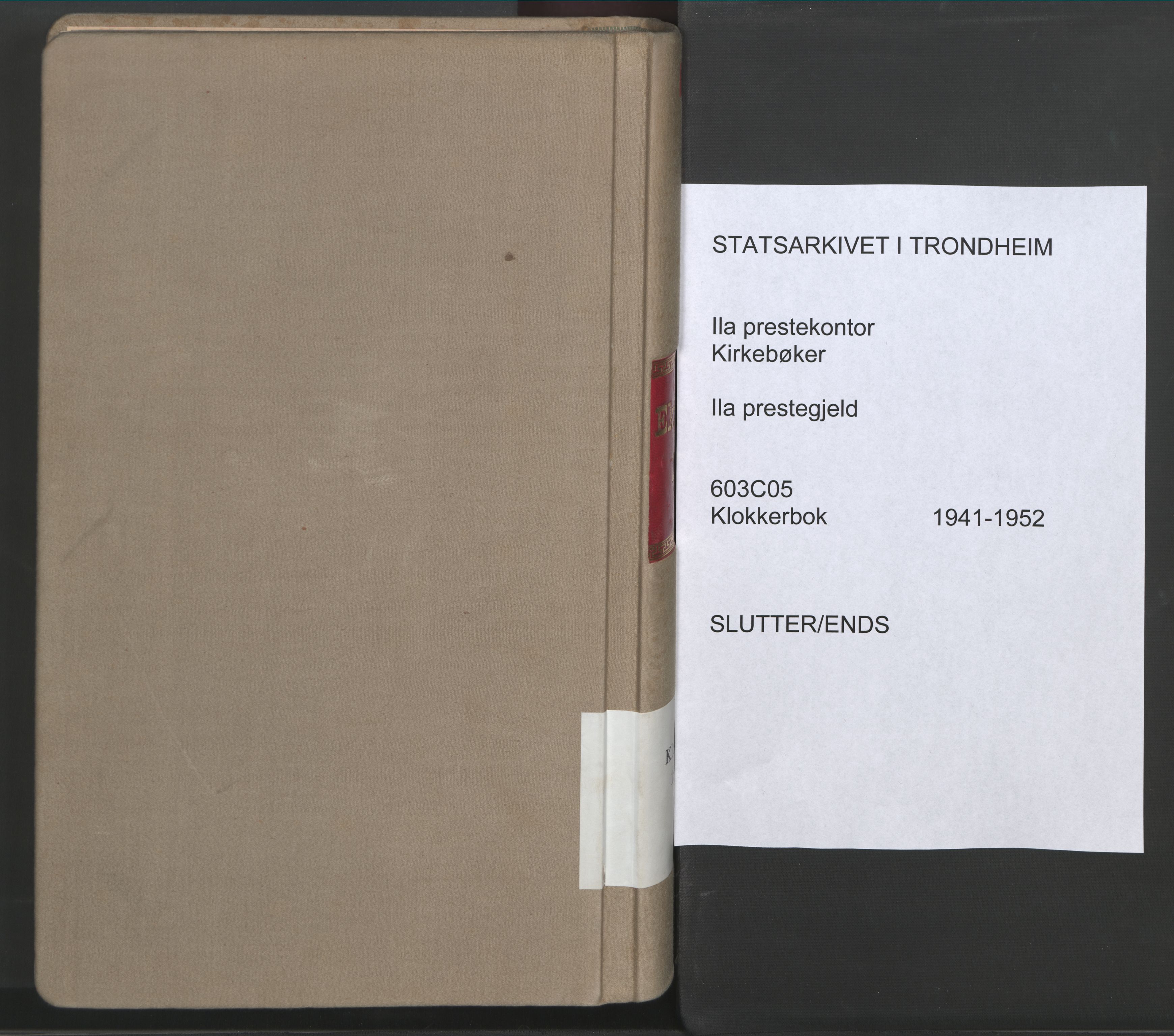 Ministerialprotokoller, klokkerbøker og fødselsregistre - Sør-Trøndelag, AV/SAT-A-1456/603/L0177: Parish register (copy) no. 603C05, 1941-1952