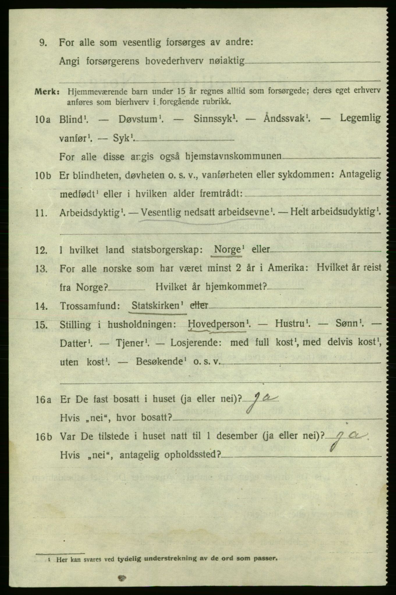 SAO, 1920 census for Fredrikshald, 1920, p. 18972