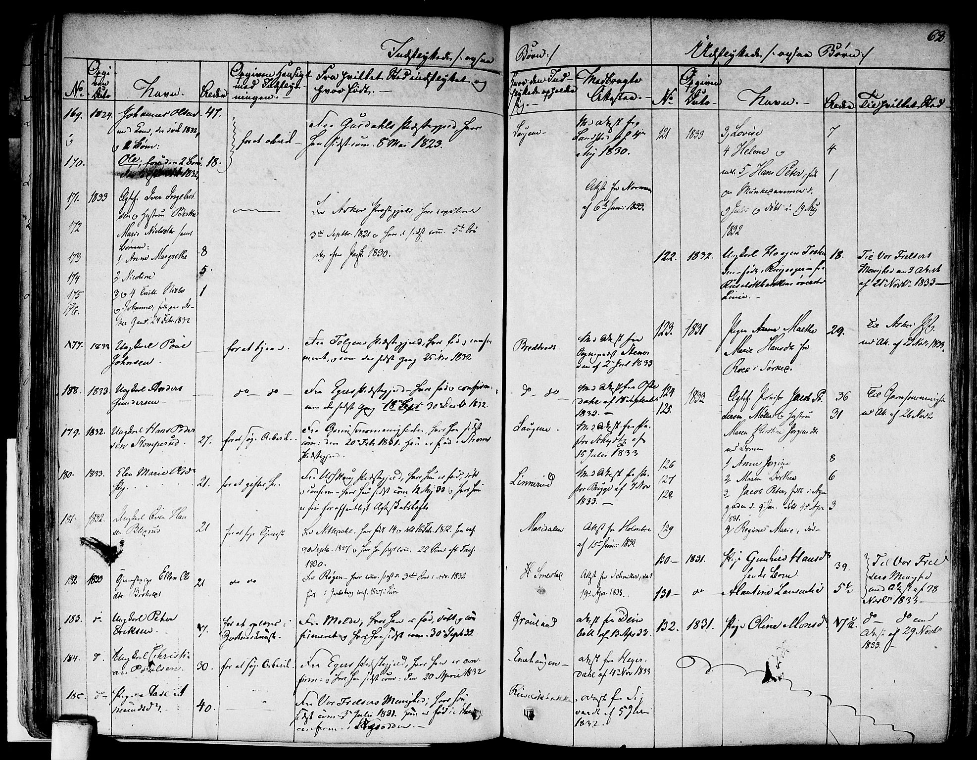 Aker prestekontor kirkebøker, SAO/A-10861/F/L0018: Parish register (official) no. 17, 1829-1852, p. 62