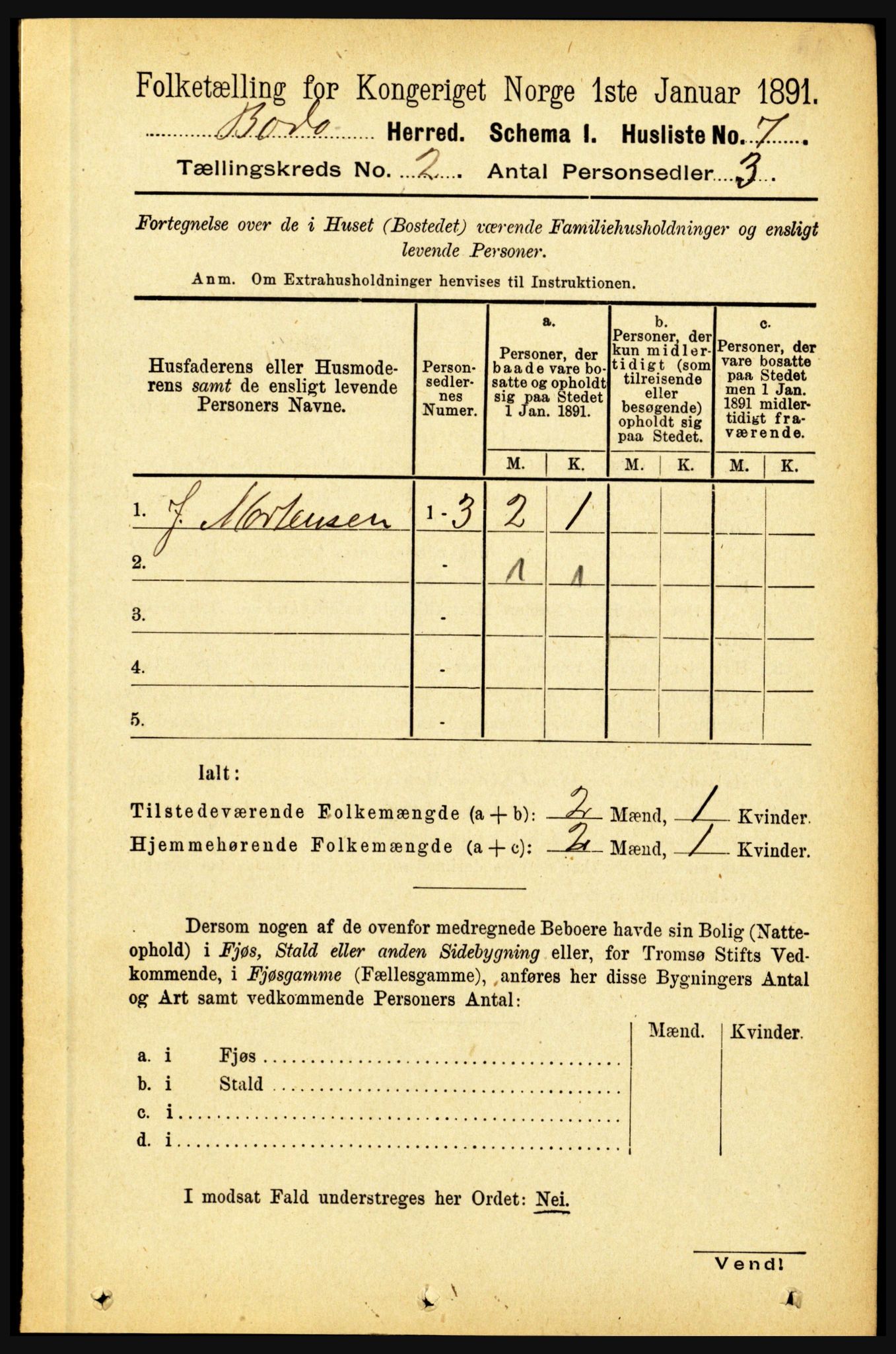 RA, 1891 census for 1843 Bodø, 1891, p. 568