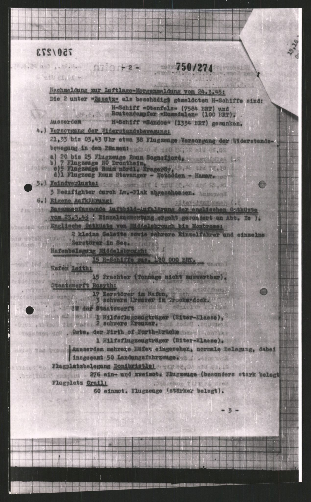 Forsvarets Overkommando. 2 kontor. Arkiv 11.4. Spredte tyske arkivsaker, AV/RA-RAFA-7031/D/Dar/Dara/L0008: Krigsdagbøker for 20. Gebirgs-Armee-Oberkommando (AOK 20), 1945, p. 679