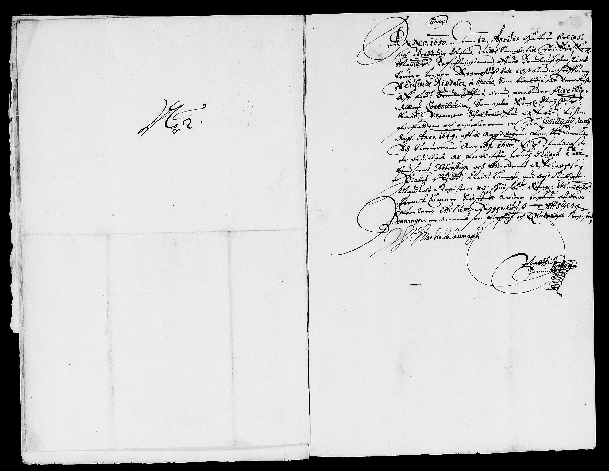 Rentekammeret inntil 1814, Reviderte regnskaper, Lensregnskaper, AV/RA-EA-5023/R/Rb/Rbl/L0010: Brunla len, 1643-1652