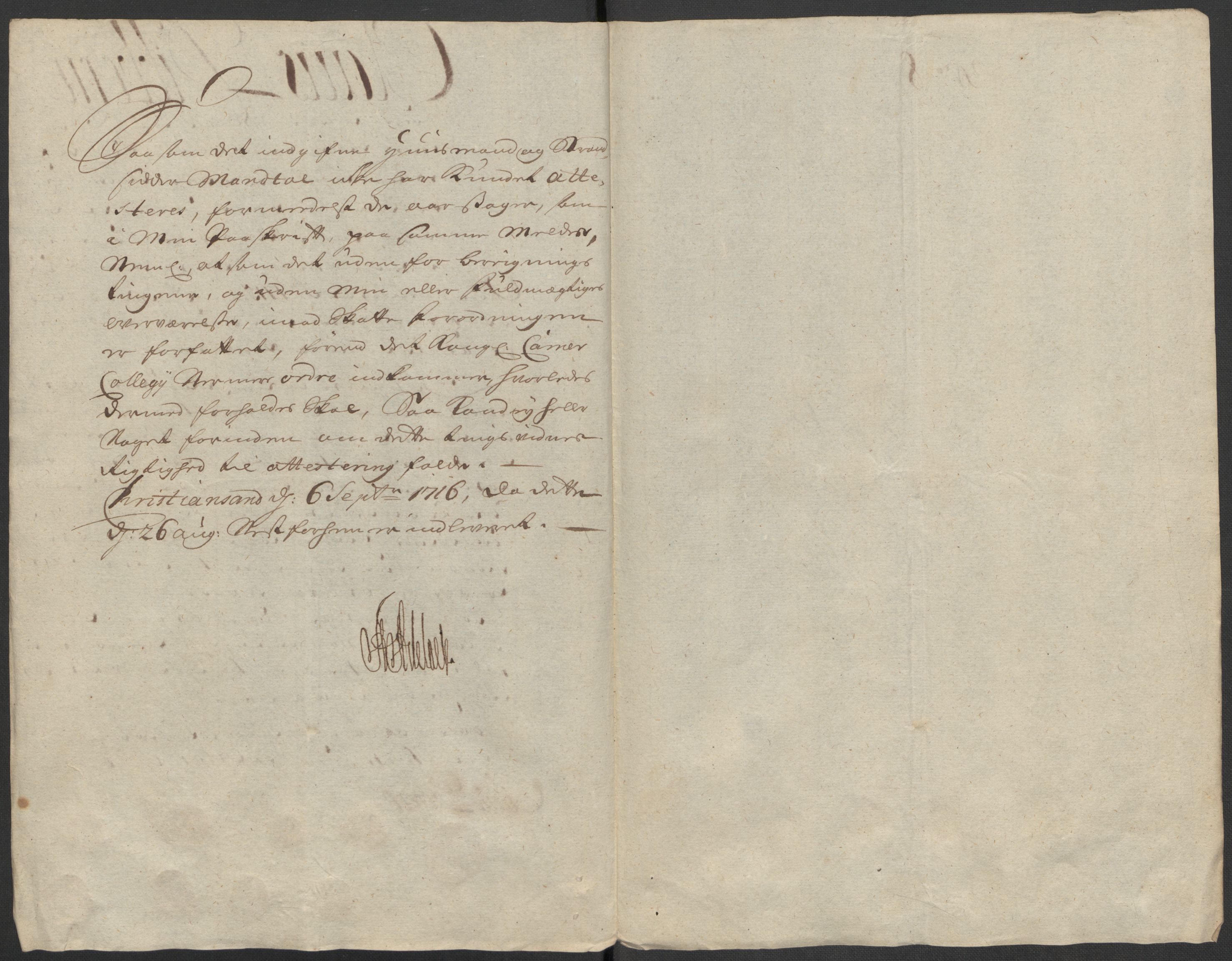 Rentekammeret inntil 1814, Reviderte regnskaper, Fogderegnskap, AV/RA-EA-4092/R39/L2323: Fogderegnskap Nedenes, 1715, p. 44