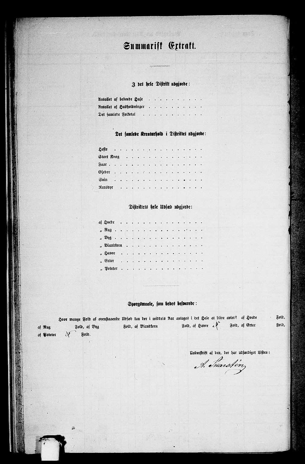 RA, 1865 census for Ytre Holmedal, 1865, p. 23