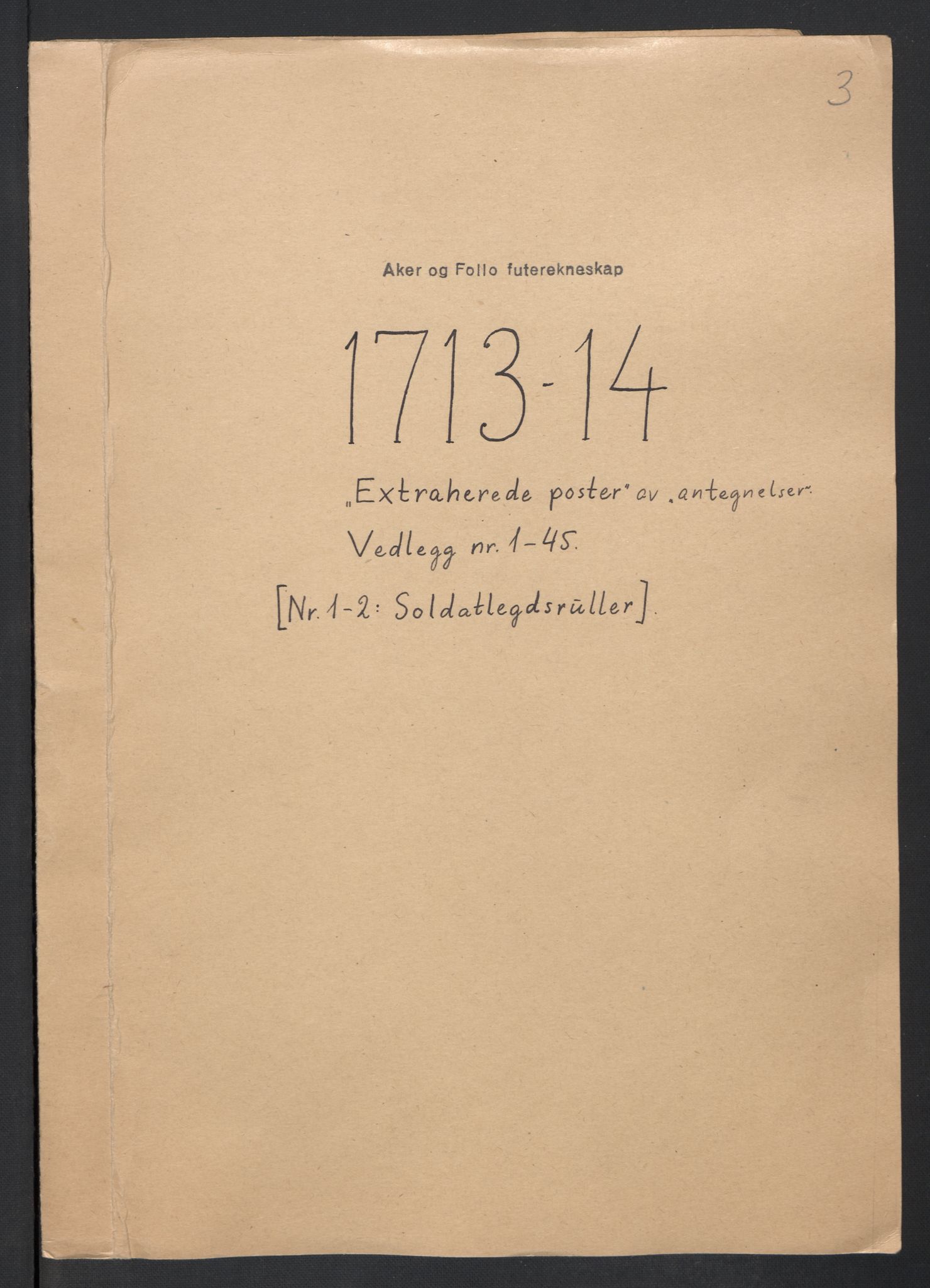 Rentekammeret inntil 1814, Reviderte regnskaper, Fogderegnskap, AV/RA-EA-4092/R10/L0452: Fogderegnskap Aker og Follo, 1714, p. 310