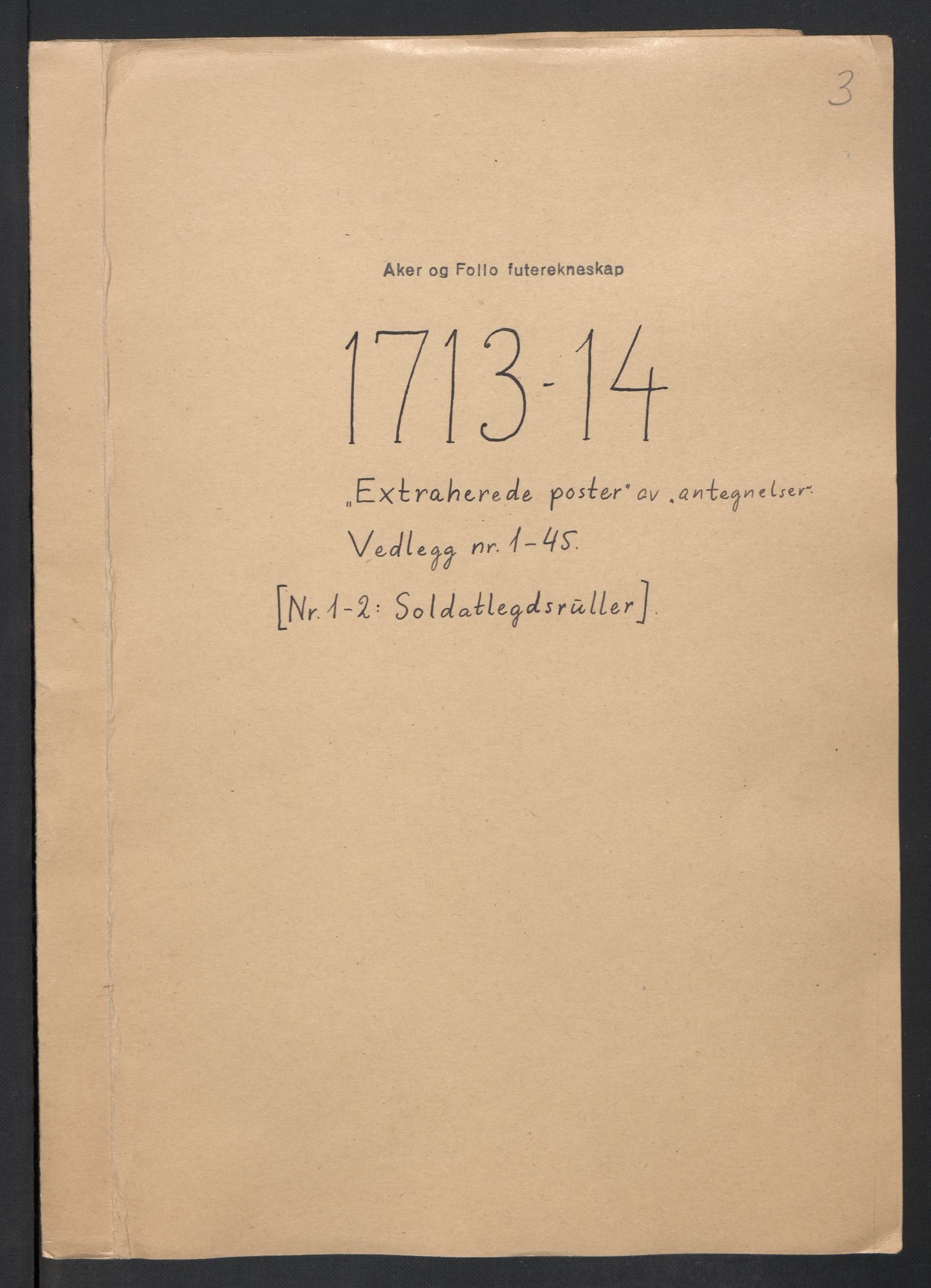 Rentekammeret inntil 1814, Reviderte regnskaper, Fogderegnskap, RA/EA-4092/R10/L0452: Fogderegnskap Aker og Follo, 1714, p. 310