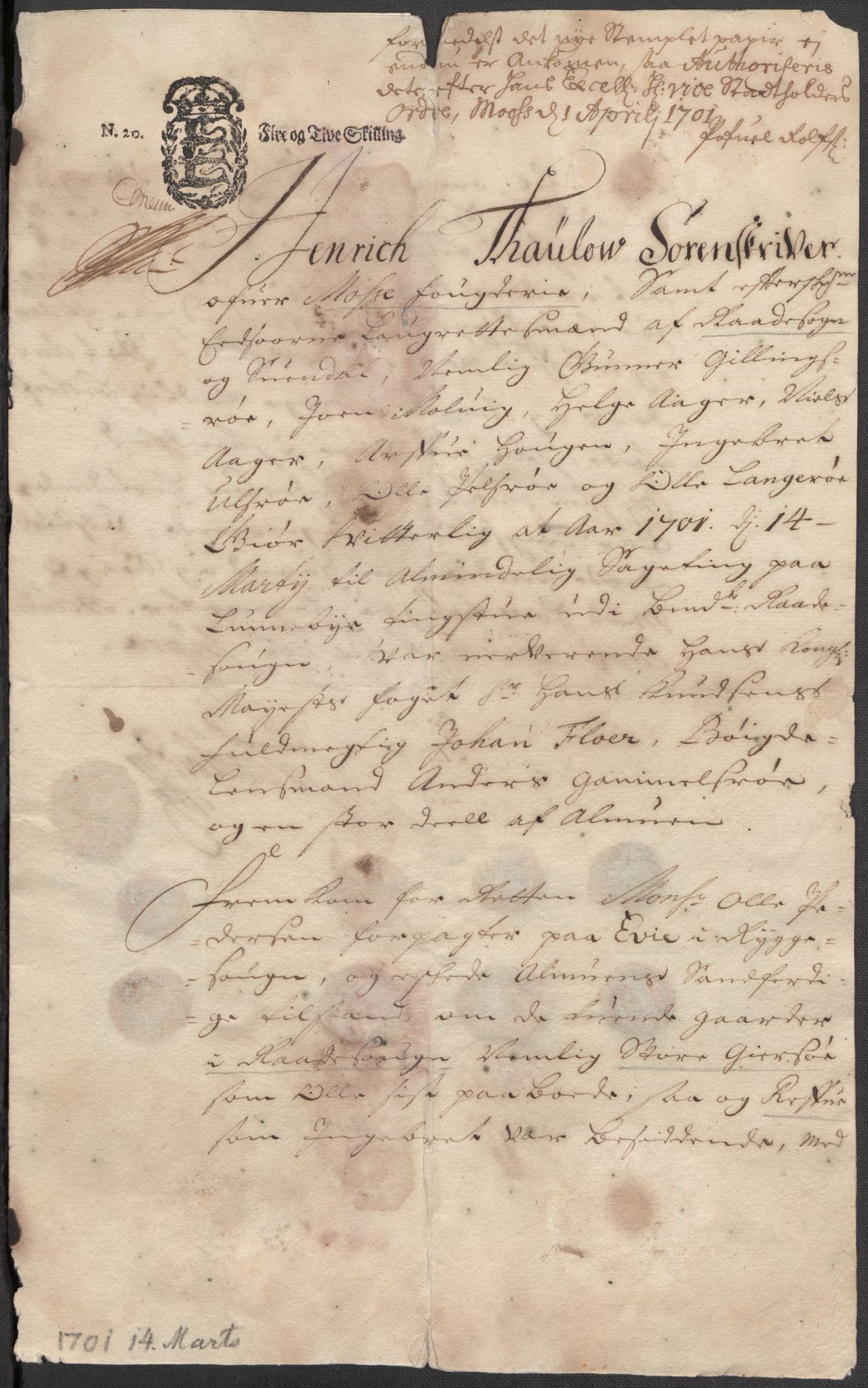 Riksarkivets diplomsamling, AV/RA-EA-5965/F12/L0009: Pk. 8 (III), 1435-1728, p. 241