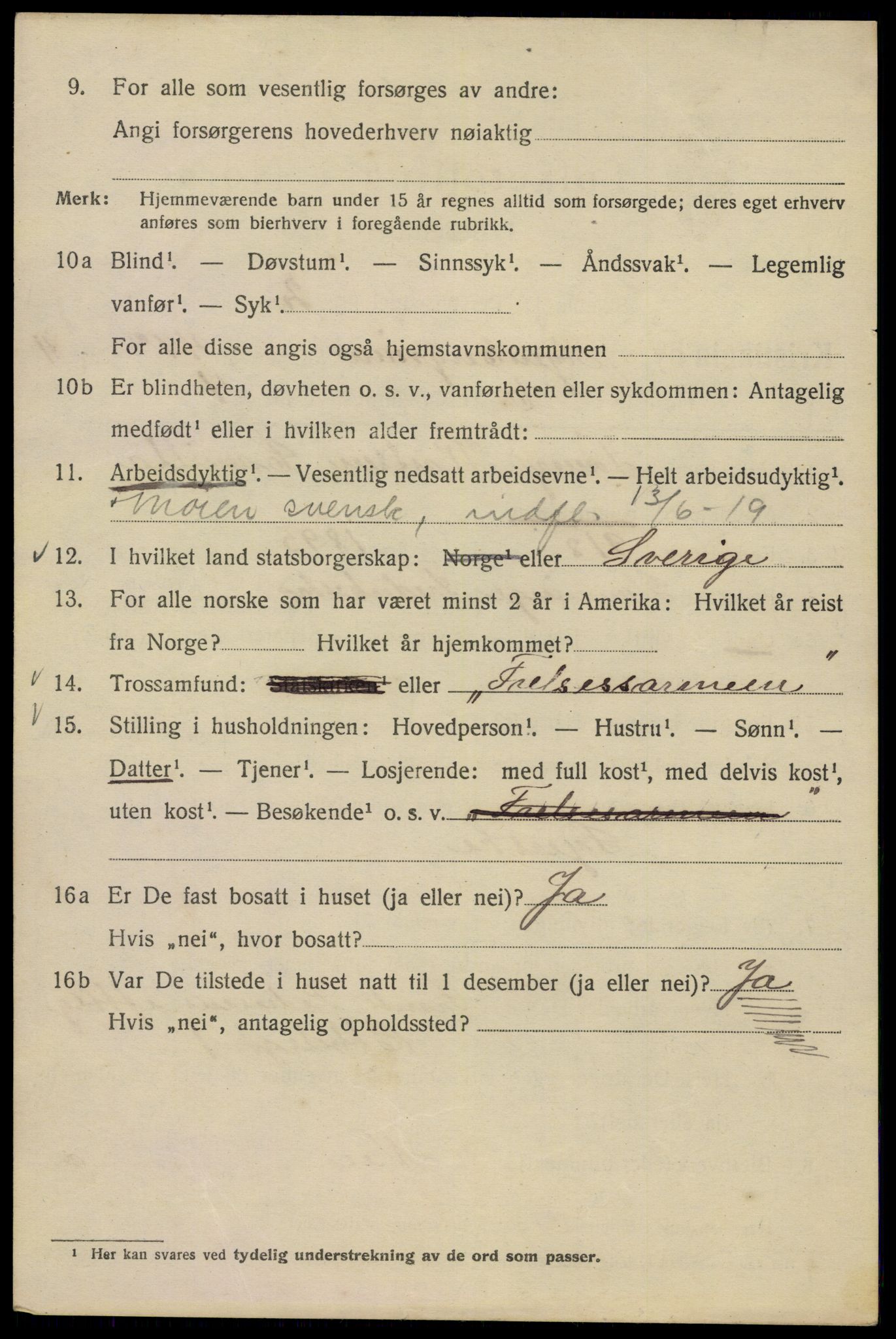 SAO, 1920 census for Kristiania, 1920, p. 476200