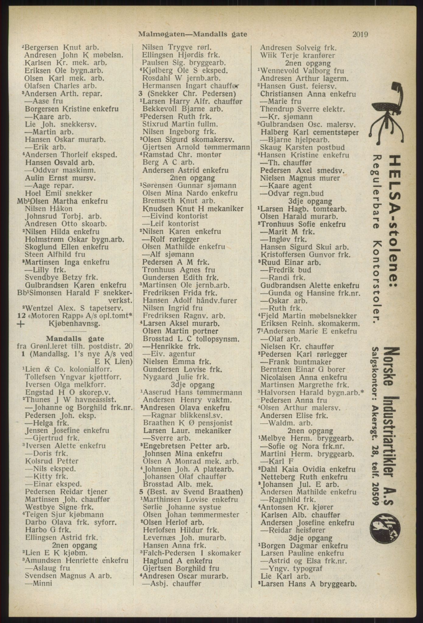 Kristiania/Oslo adressebok, PUBL/-, 1937, p. 2019