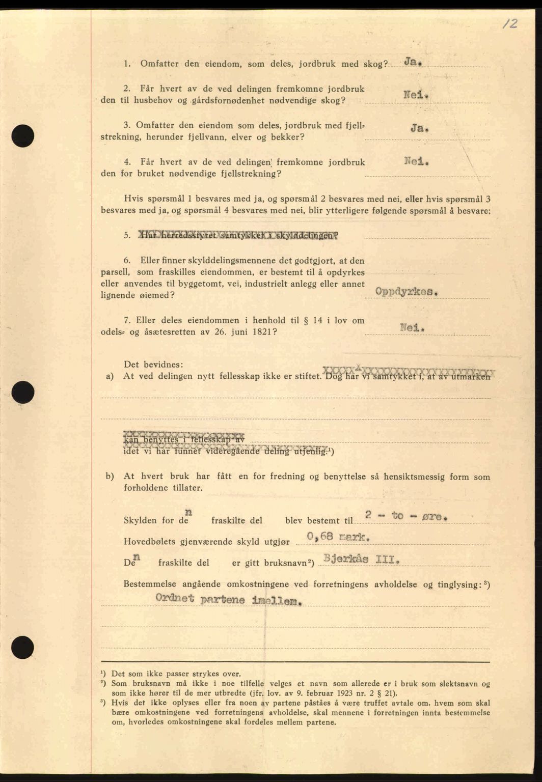 Nordmøre sorenskriveri, AV/SAT-A-4132/1/2/2Ca: Mortgage book no. A91, 1941-1942, Diary no: : 1741/1941