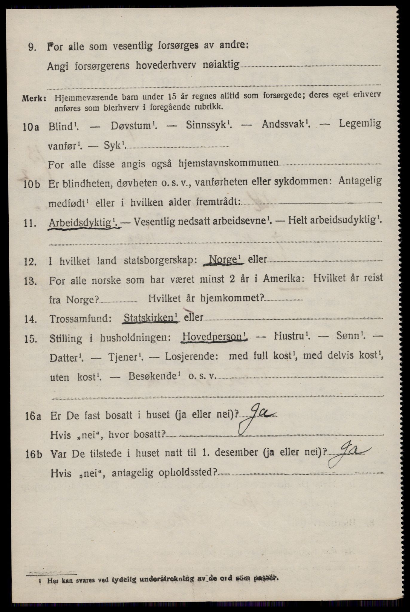 SAST, 1920 census for Vikedal, 1920, p. 4138