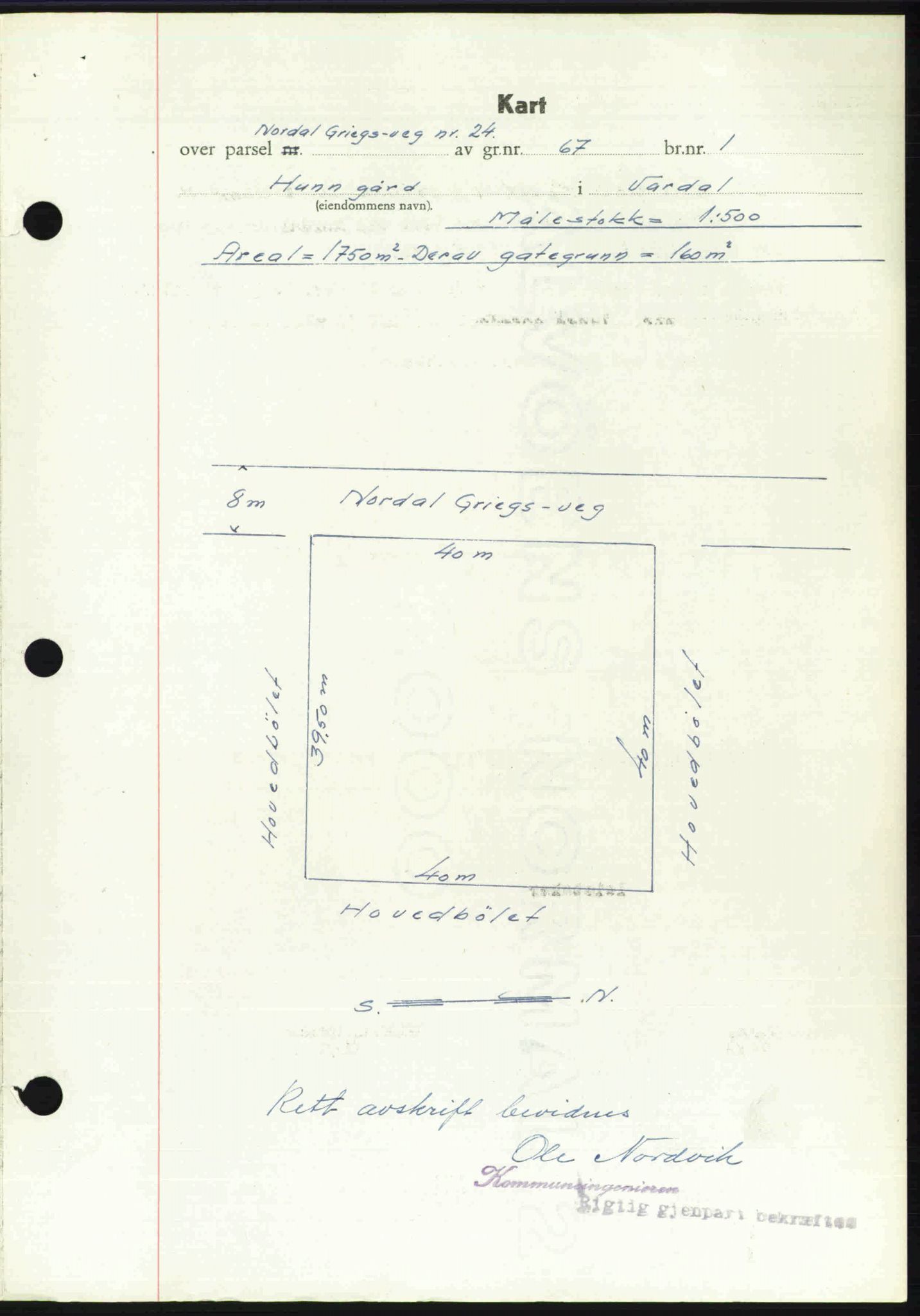 Toten tingrett, SAH/TING-006/H/Hb/Hbc/L0020: Mortgage book no. Hbc-20, 1948-1948, Diary no: : 2557/1948