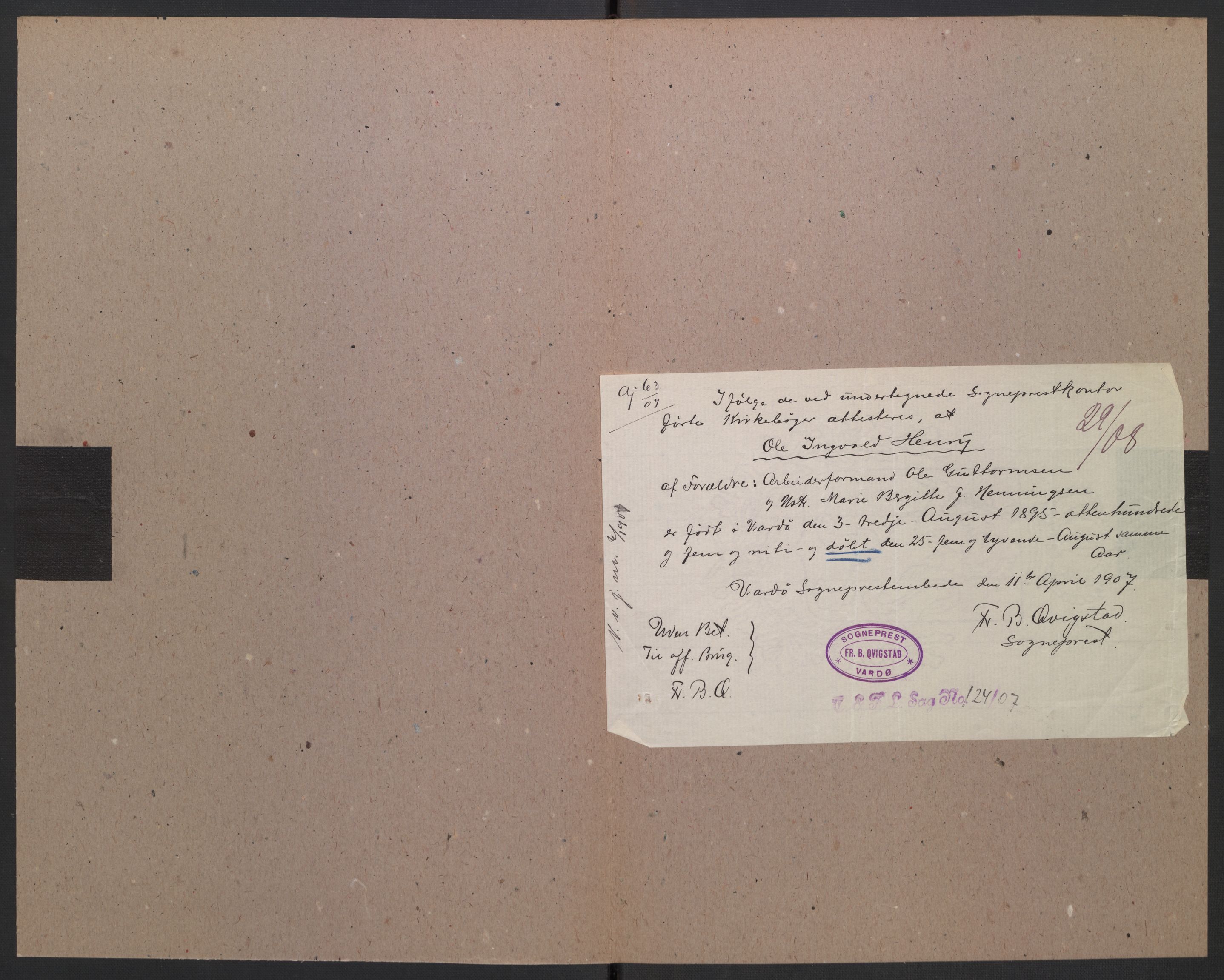 Falstad skolehjem, AV/RA-S-1676/E/Eb/L0008: Elevmapper løpenr. 169-188, 1907-1914, p. 18