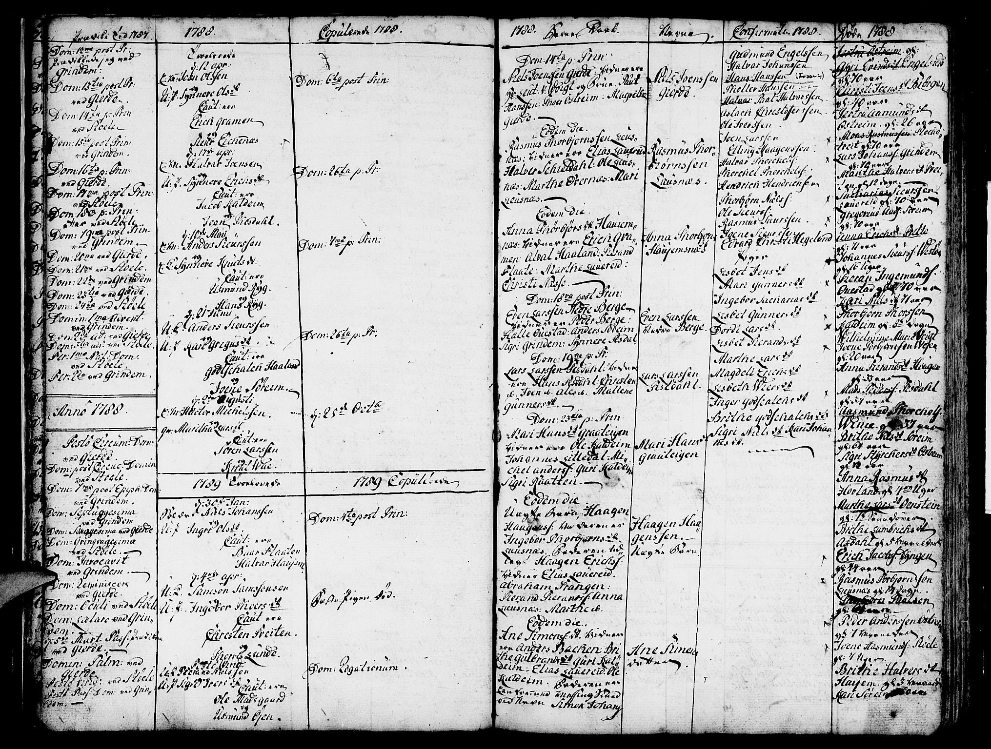 Etne sokneprestembete, SAB/A-75001/H/Haa: Parish register (official) no. A 4, 1782-1807, p. 14