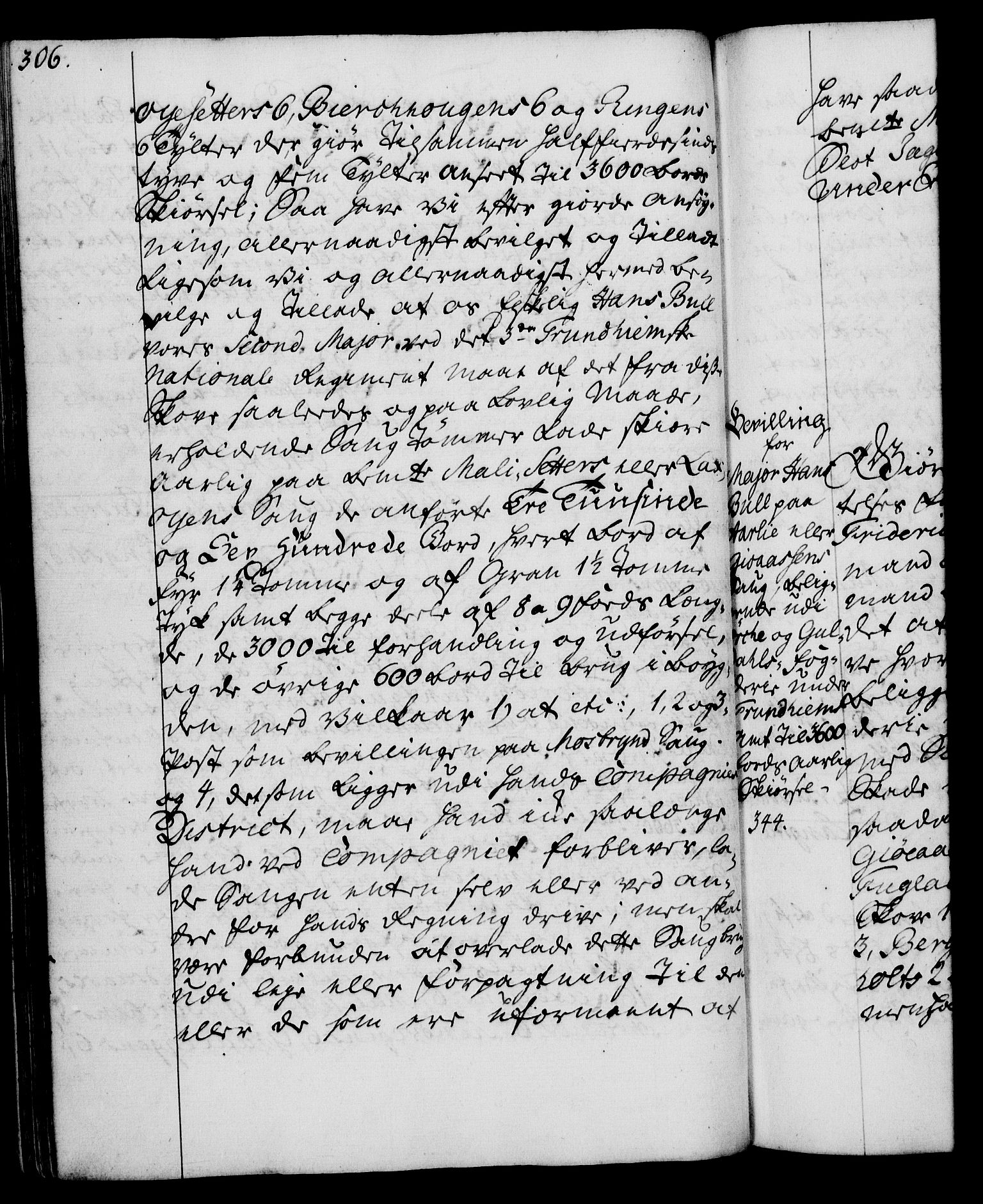 Rentekammeret, Kammerkanselliet, AV/RA-EA-3111/G/Gg/Gga/L0007: Norsk ekspedisjonsprotokoll med register (merket RK 53.7), 1759-1768, p. 306