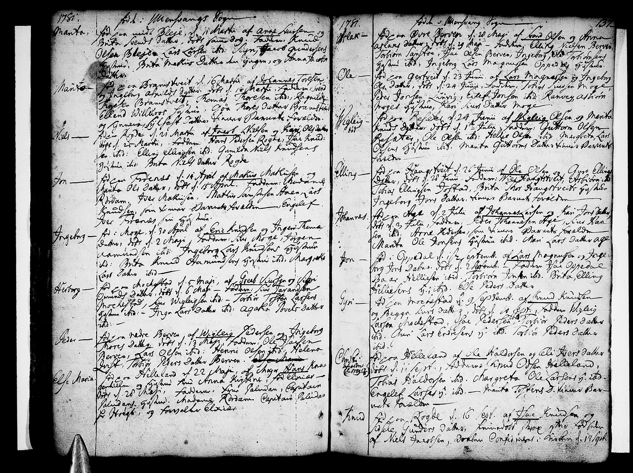 Ullensvang sokneprestembete, AV/SAB-A-78701/H/Haa: Parish register (official) no. A 6 /1, 1758-1788, p. 137