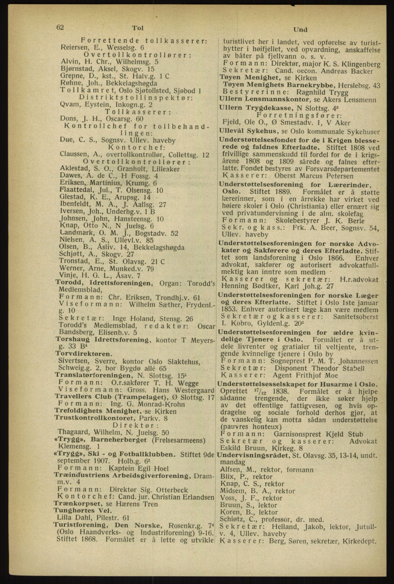 Kristiania/Oslo adressebok, PUBL/-, 1933, p. 62