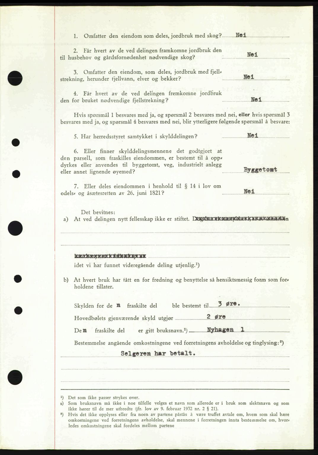 Nordre Sunnmøre sorenskriveri, AV/SAT-A-0006/1/2/2C/2Ca: Mortgage book no. A36, 1950-1950, Diary no: : 2314/1950