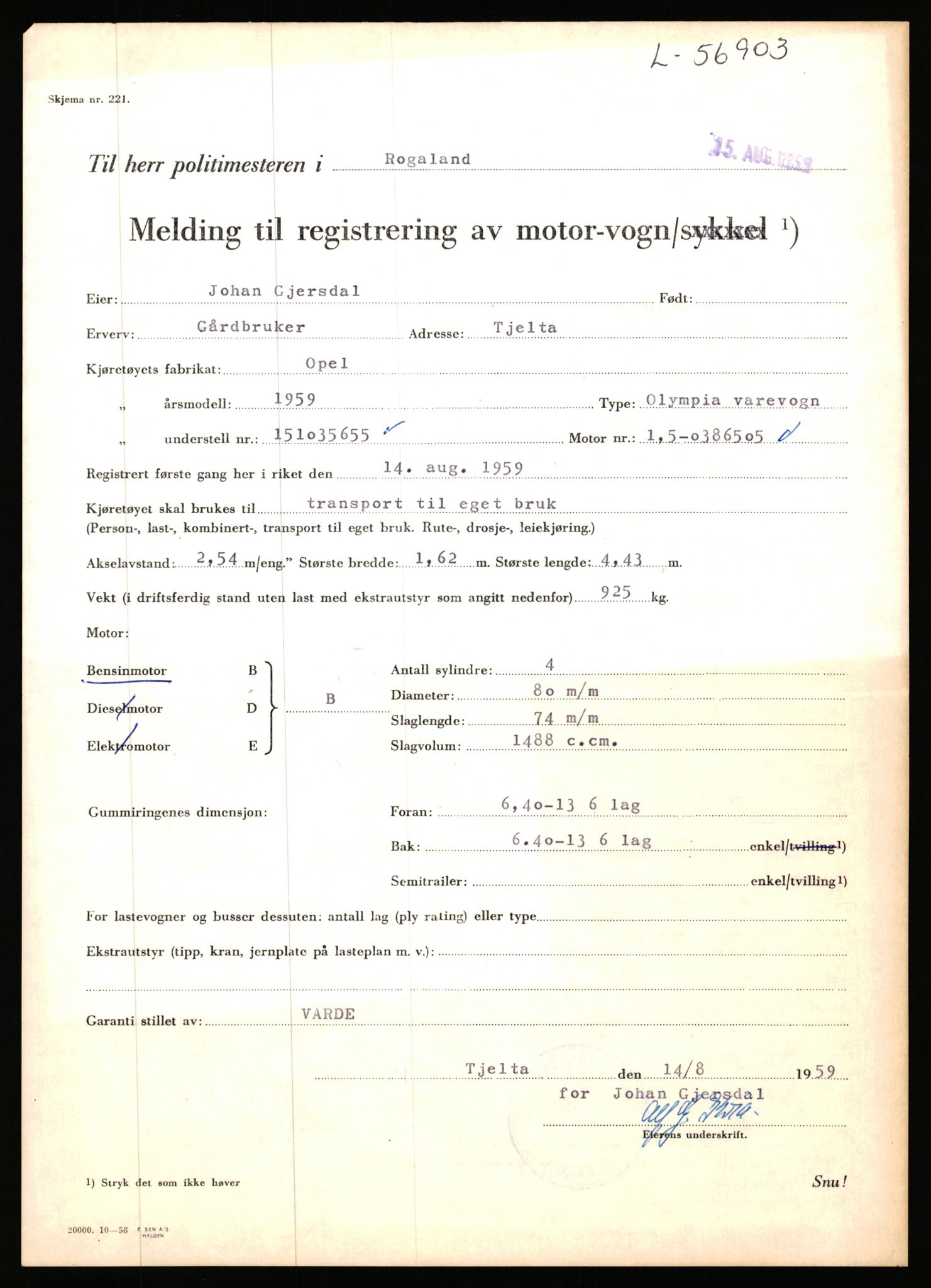 Stavanger trafikkstasjon, AV/SAST-A-101942/0/F/L0056: L-56500 - L-57199, 1930-1971, p. 1336