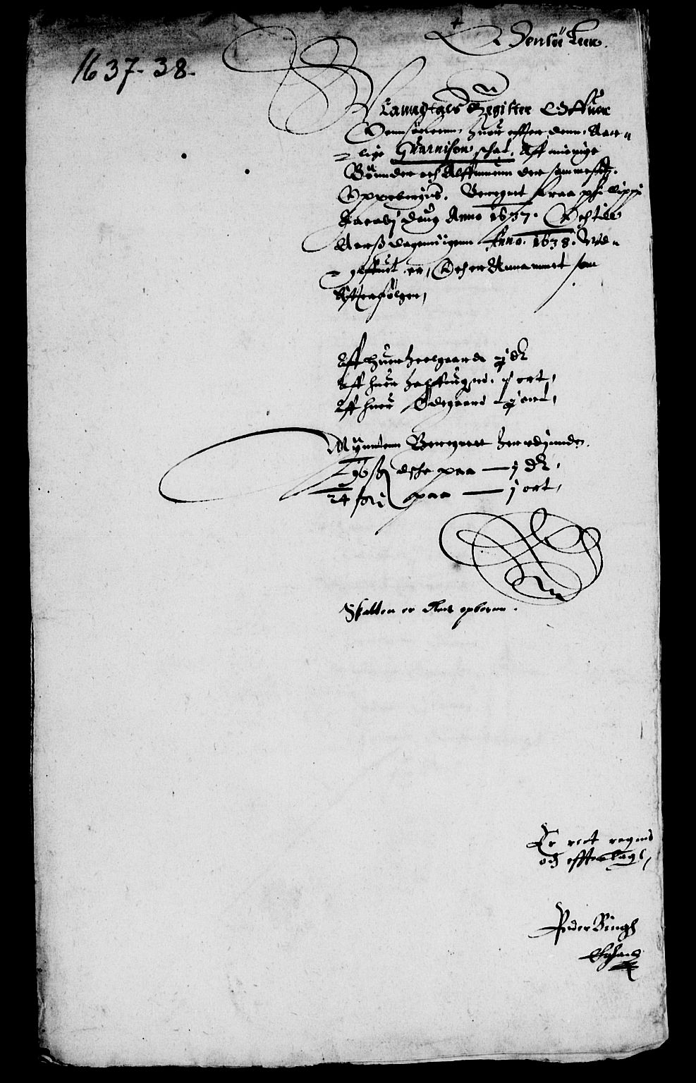 Rentekammeret inntil 1814, Reviderte regnskaper, Lensregnskaper, AV/RA-EA-5023/R/Rb/Rbe/L0001: Onsøy len, 1626-1639