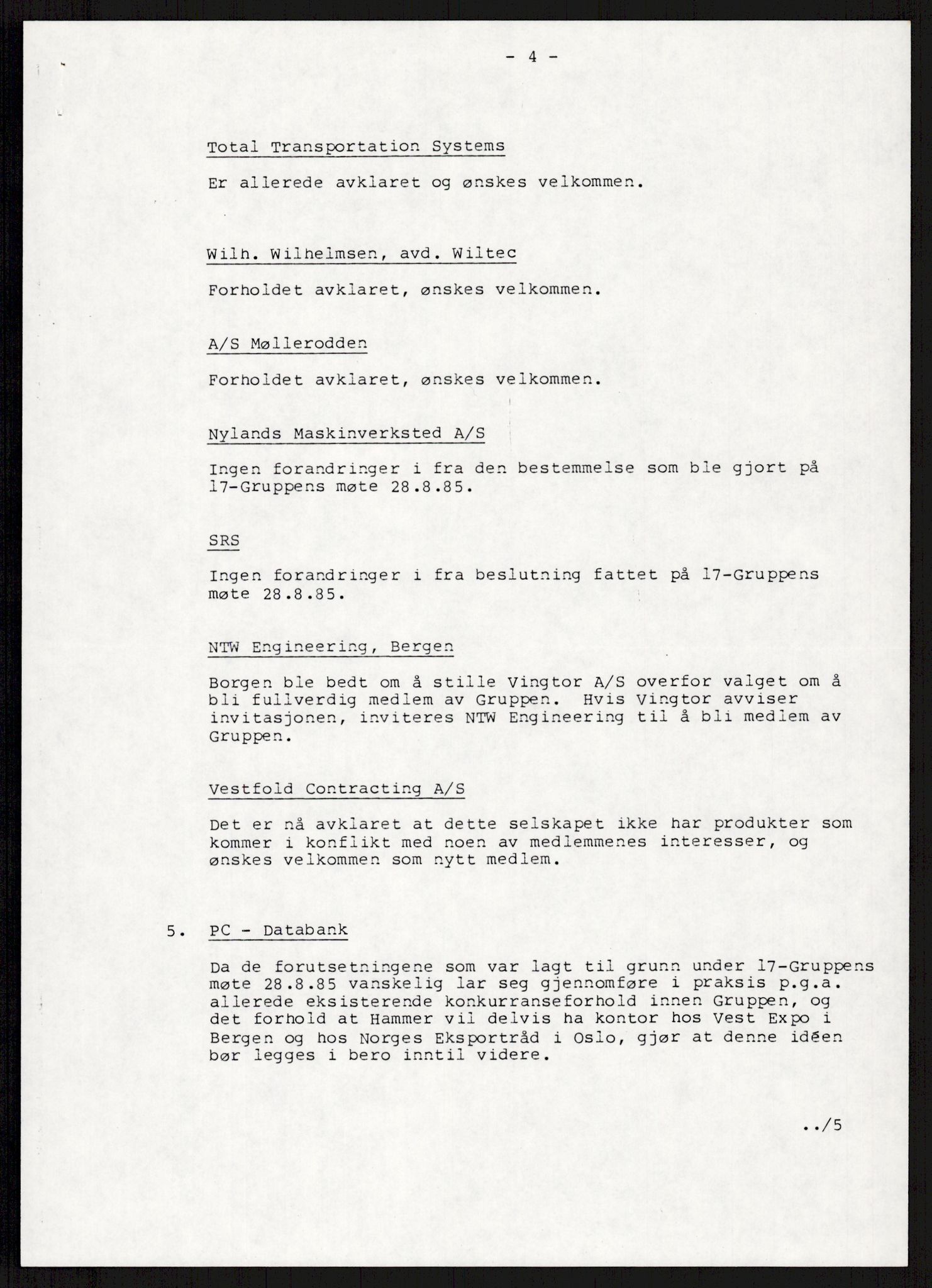 "17-Gruppen Kina", AV/RA-PA-1688/A/L0001: Møtereferater, 1979-1986, p. 241