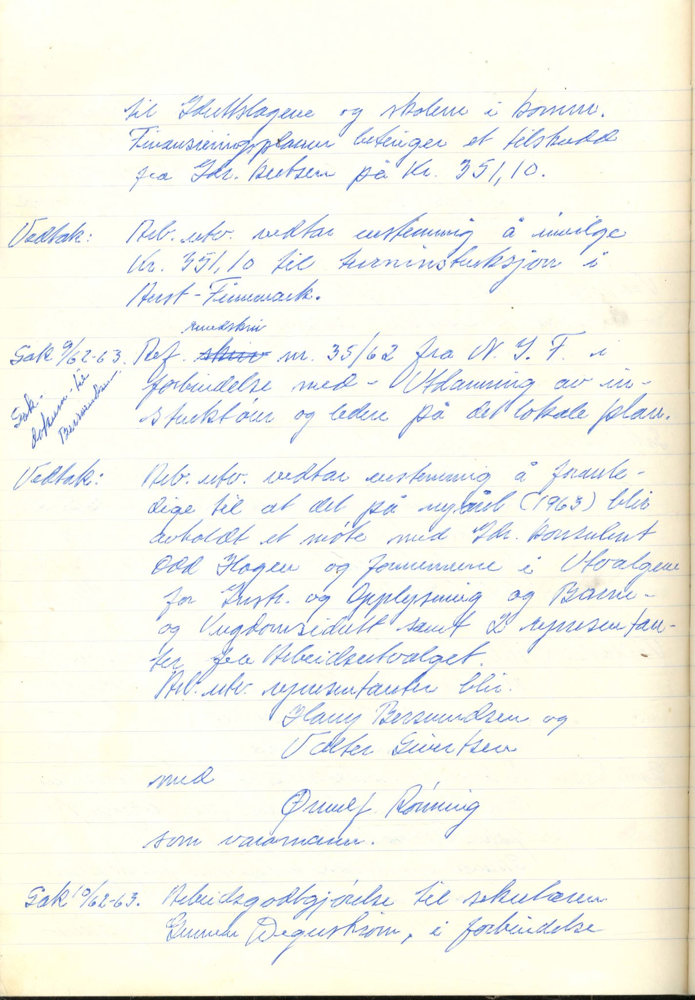 Aust-Finnmark Idrettskrets , FMFB/A-1041/A/L0005: Møteprotokoll for styre, ting og arbeidsutvalg, 1958-1963, p. 175