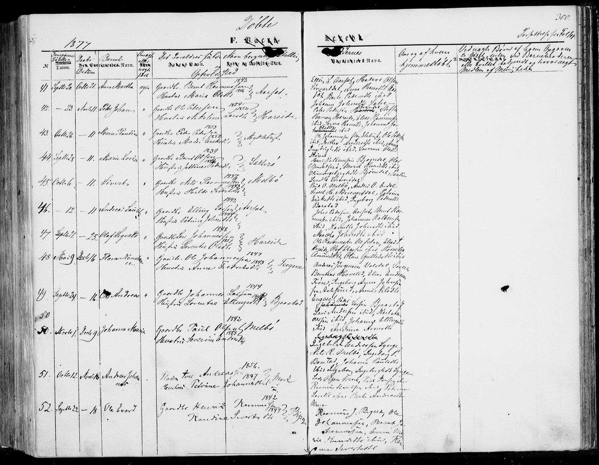 Ministerialprotokoller, klokkerbøker og fødselsregistre - Møre og Romsdal, AV/SAT-A-1454/510/L0121: Parish register (official) no. 510A01, 1848-1877, p. 300