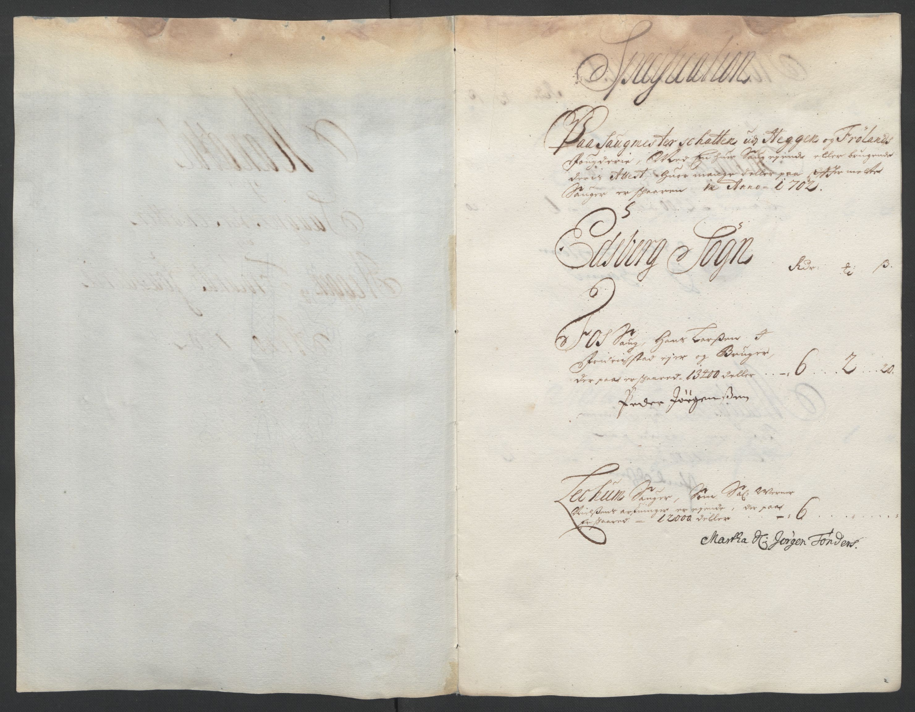 Rentekammeret inntil 1814, Reviderte regnskaper, Fogderegnskap, AV/RA-EA-4092/R07/L0294: Fogderegnskap Rakkestad, Heggen og Frøland, 1702, p. 236