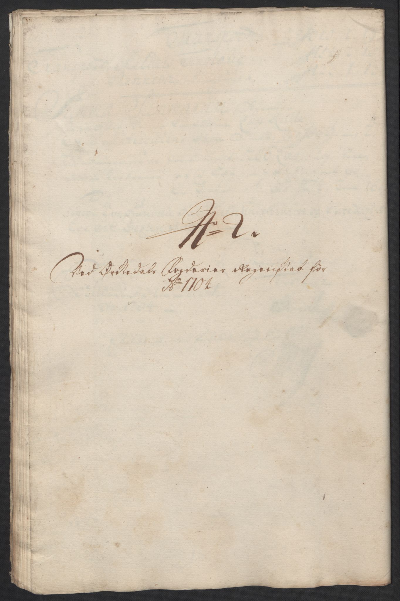 Rentekammeret inntil 1814, Reviderte regnskaper, Fogderegnskap, AV/RA-EA-4092/R60/L3954: Fogderegnskap Orkdal og Gauldal, 1704, p. 104