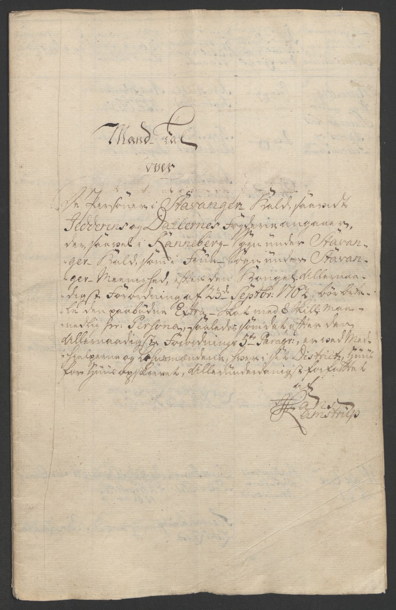 Rentekammeret inntil 1814, Realistisk ordnet avdeling, AV/RA-EA-4070/Ol/L0015/0002: [Gg 10]: Ekstraskatten, 23.09.1762. Stavanger by, Jæren og Dalane, Bergen / Jæren og Dalane, 1762-1764, p. 5