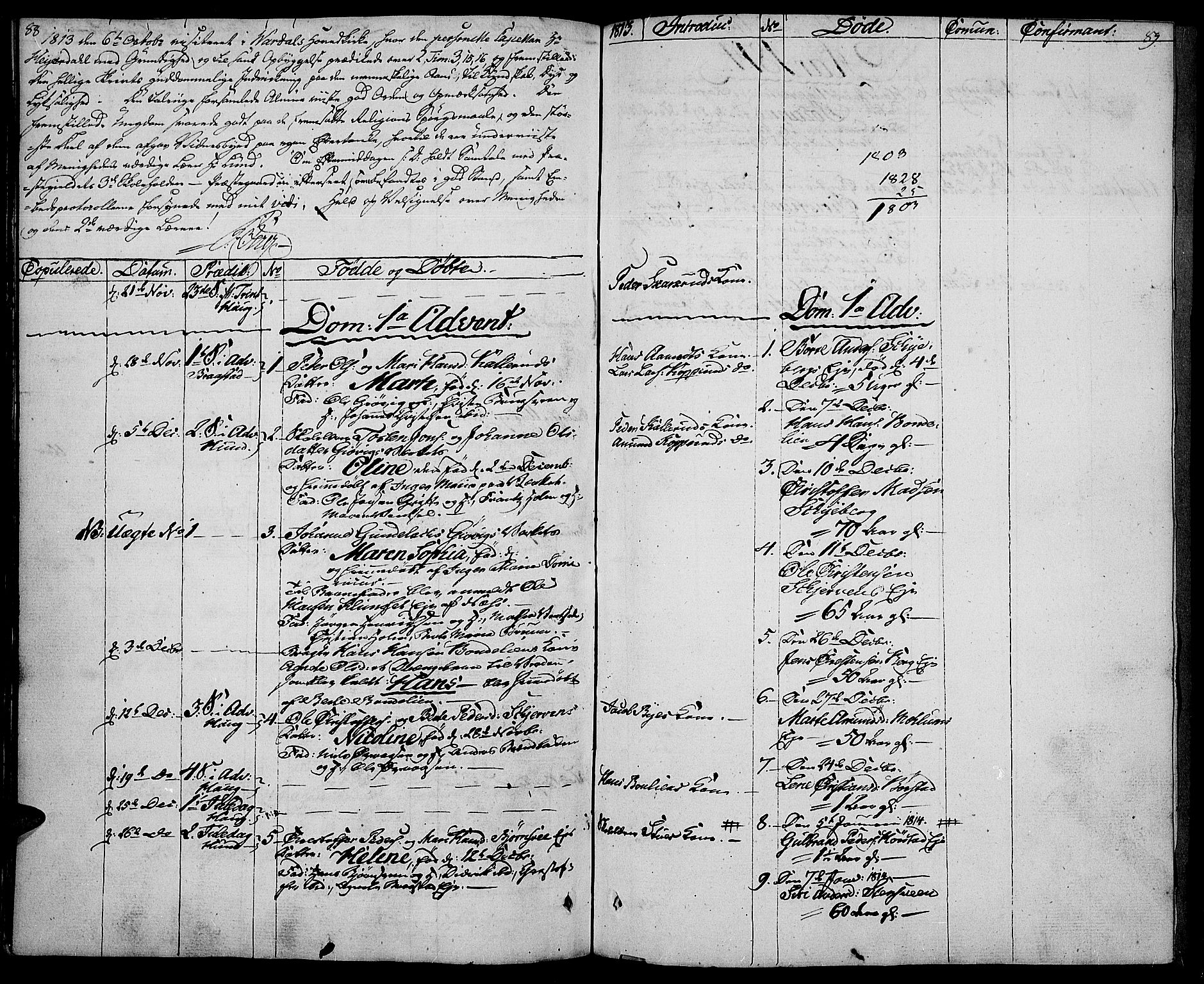 Vardal prestekontor, SAH/PREST-100/H/Ha/Haa/L0003: Parish register (official) no. 3, 1808-1814, p. 88-89