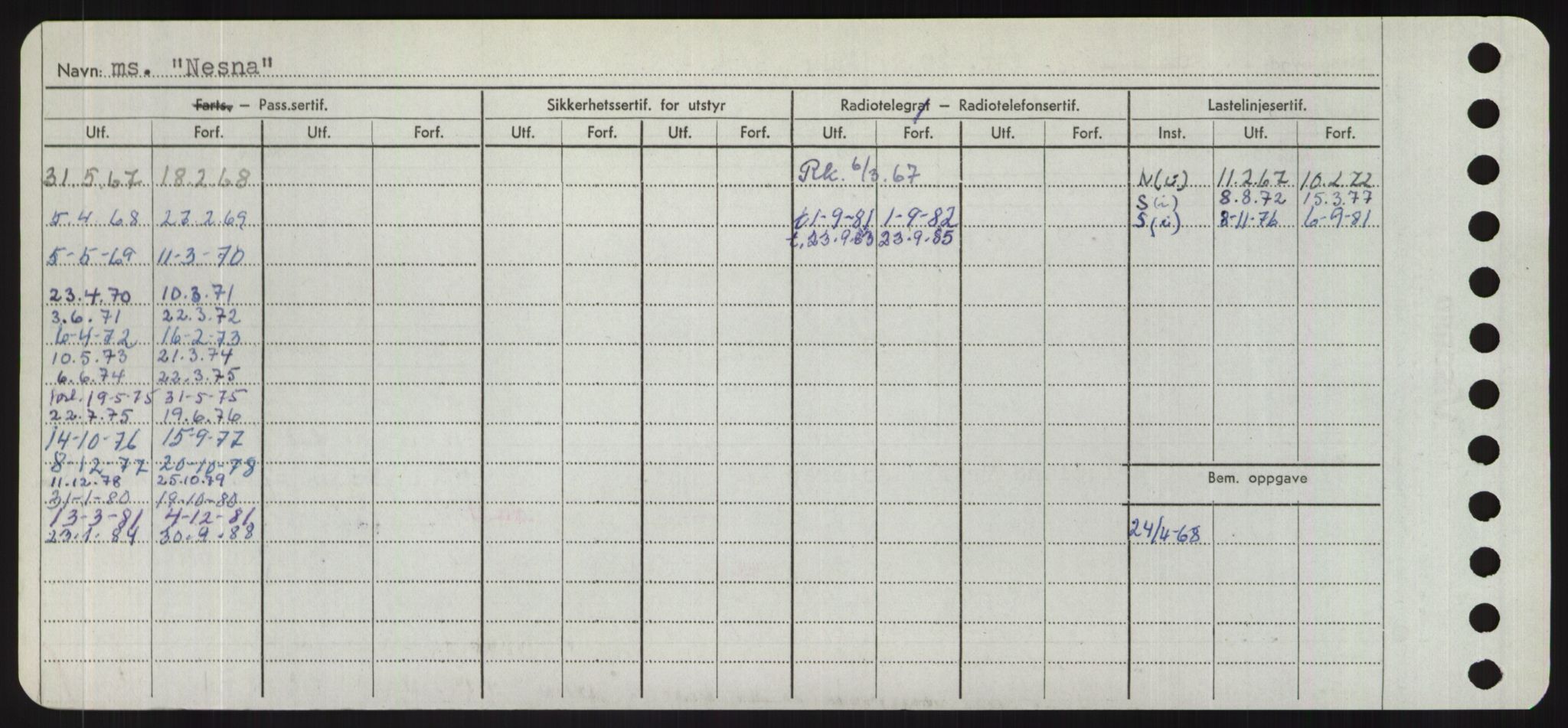 Sjøfartsdirektoratet med forløpere, Skipsmålingen, AV/RA-S-1627/H/Hd/L0026: Fartøy, N-Norhol, p. 146