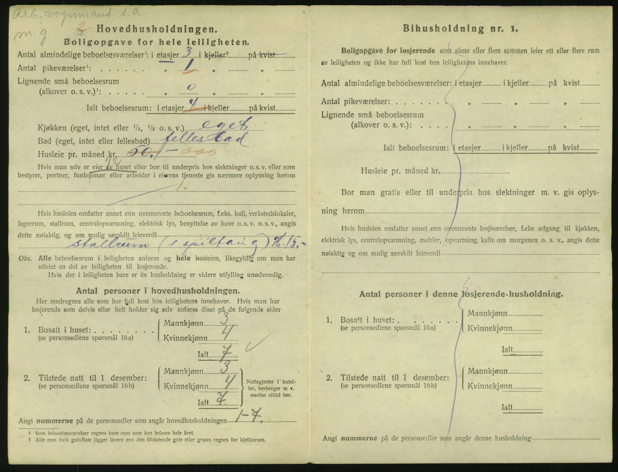 SAO, 1920 census for Kristiania, 1920, p. 109374